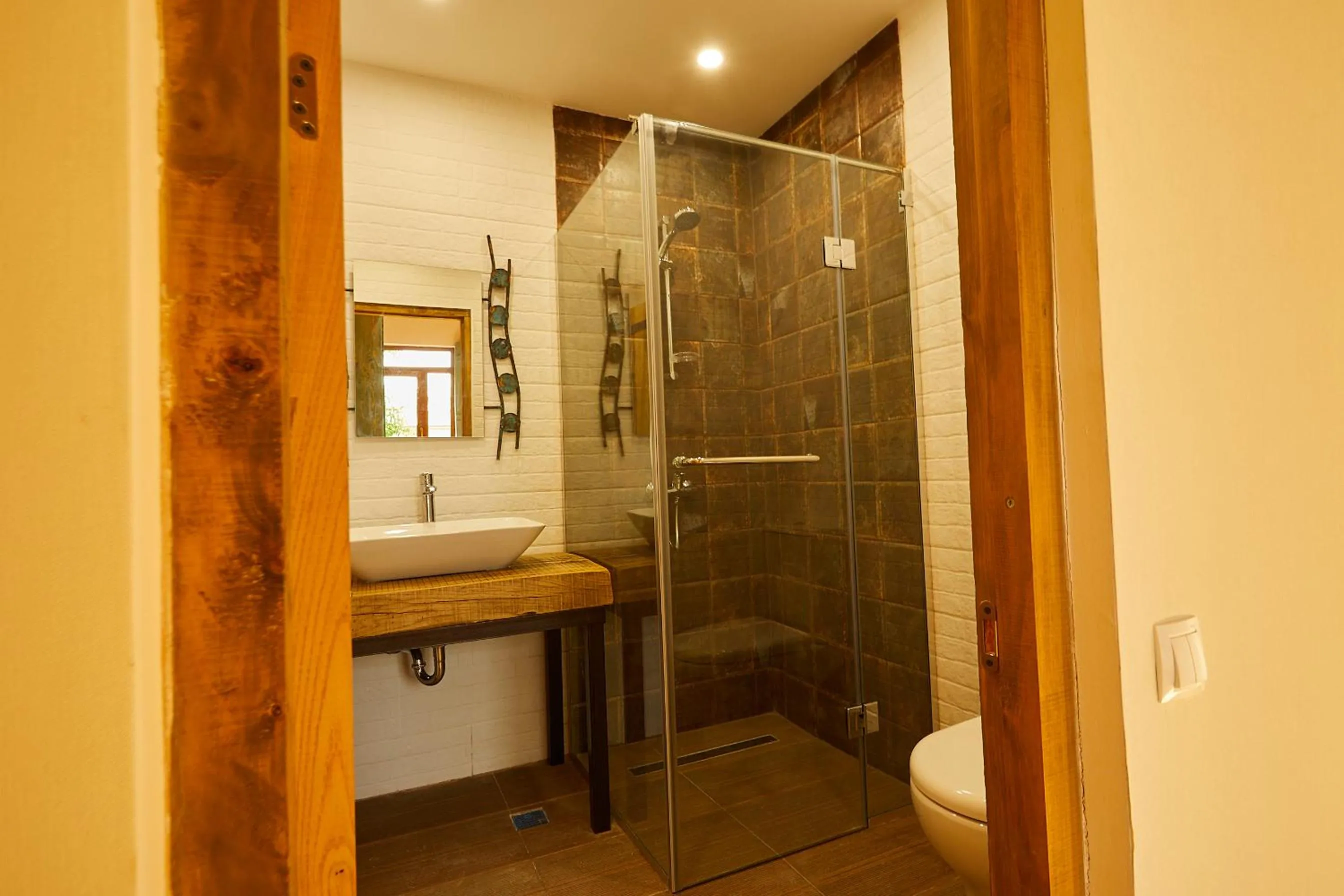 Bathroom in Ethno Sazano Hotel