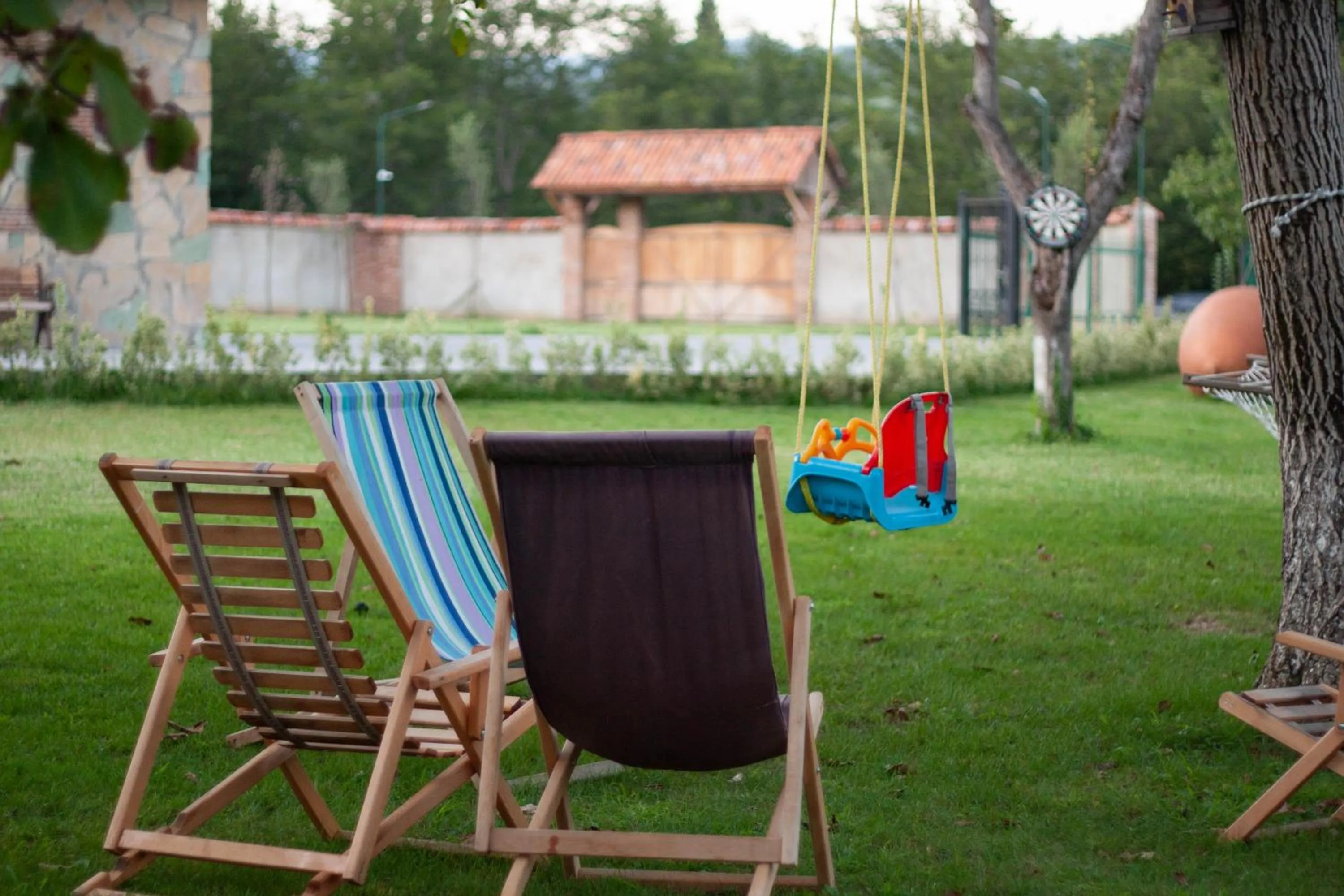 Patio in Ethno Sazano Hotel