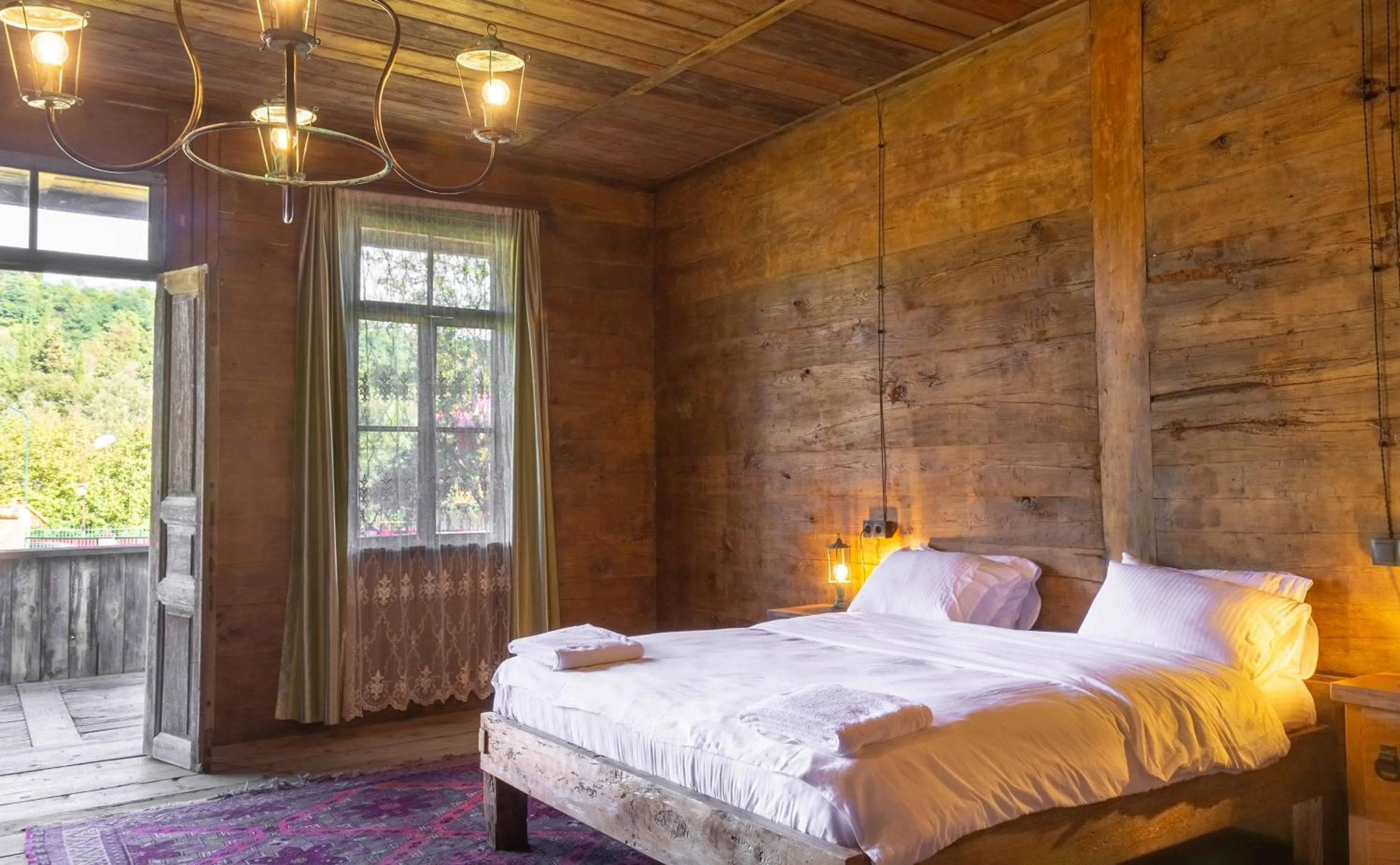 Bedroom, Bed in Ethno Sazano Hotel