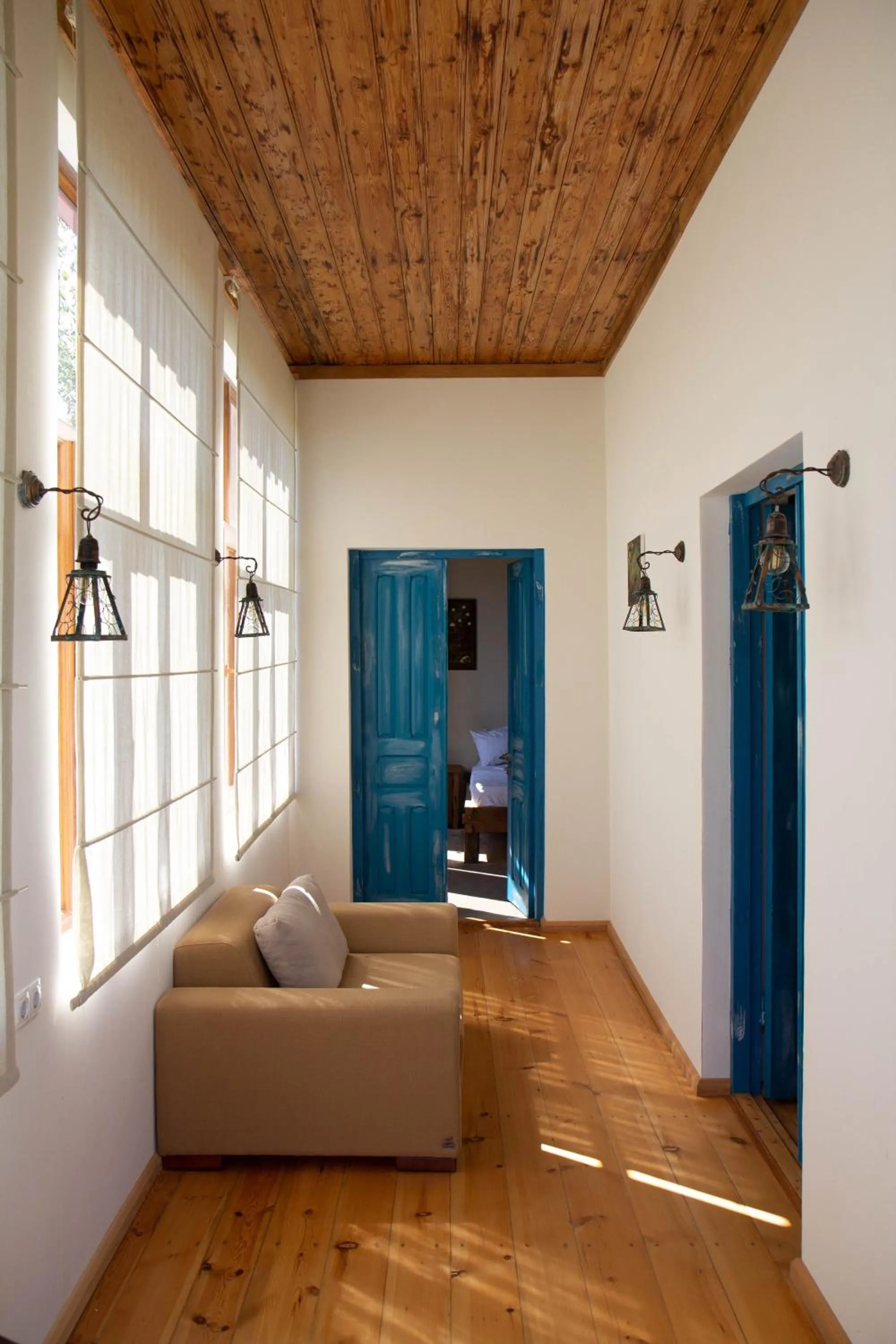 Living room in Ethno Sazano Hotel