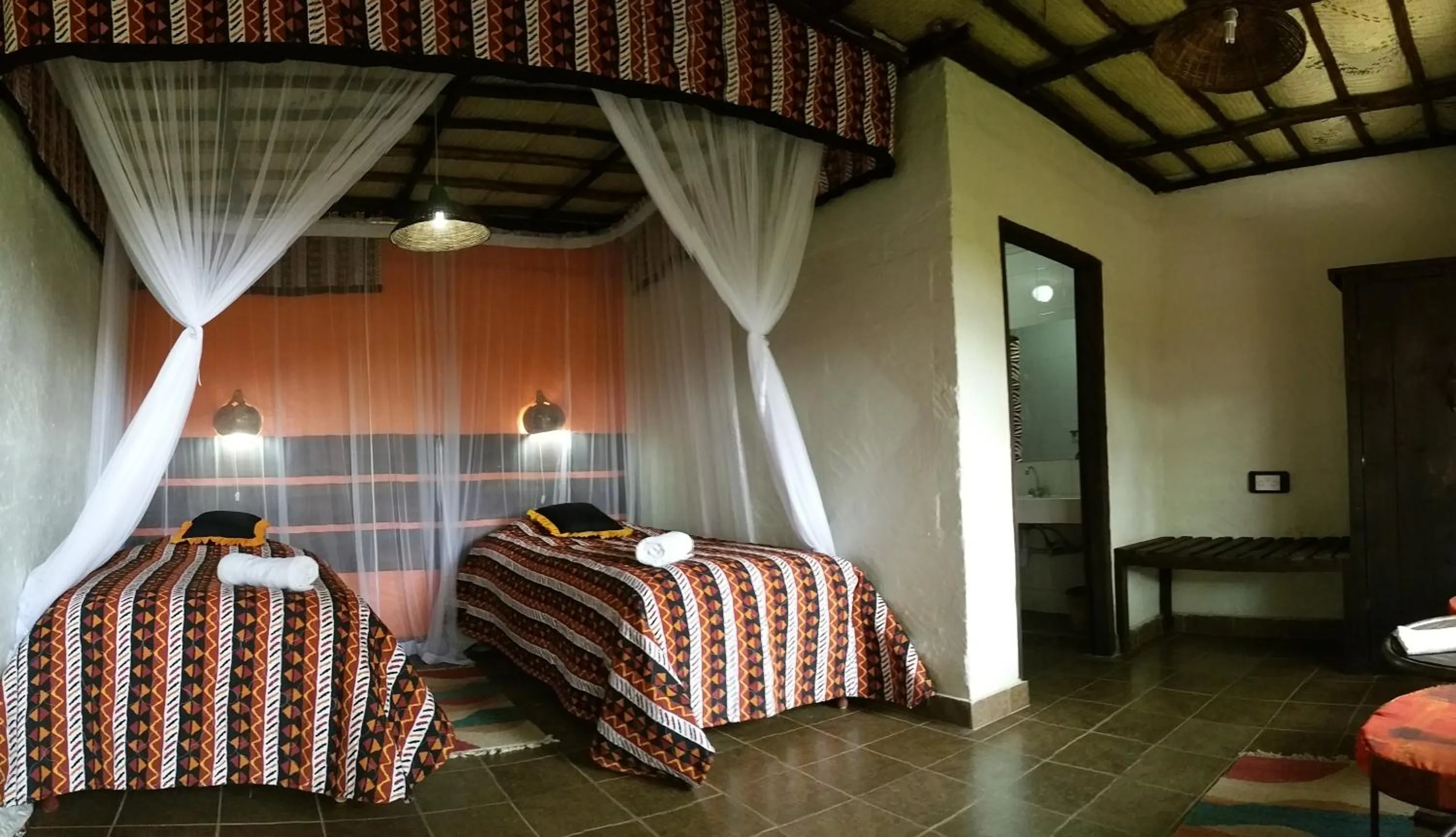 Bed in Osoita Lodge