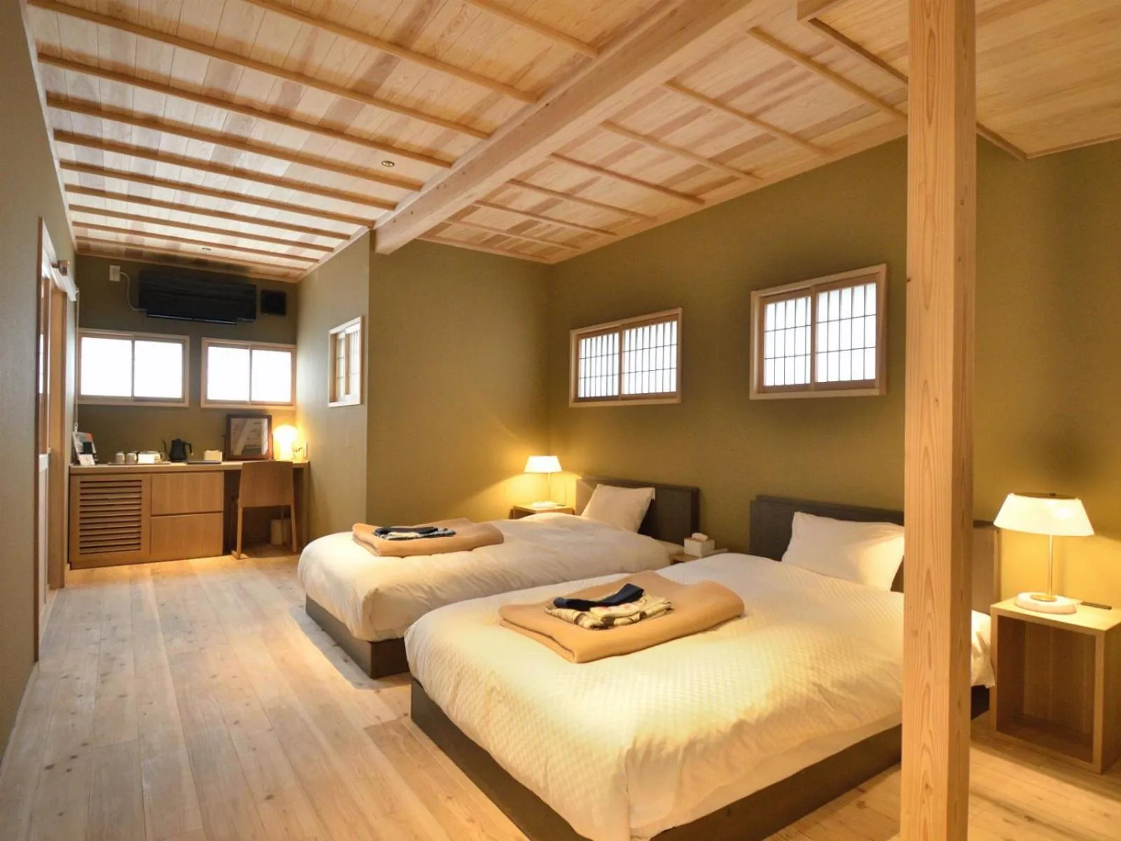 Photo of the whole room, Bed in HOTEL CULTIA DAZAIFU