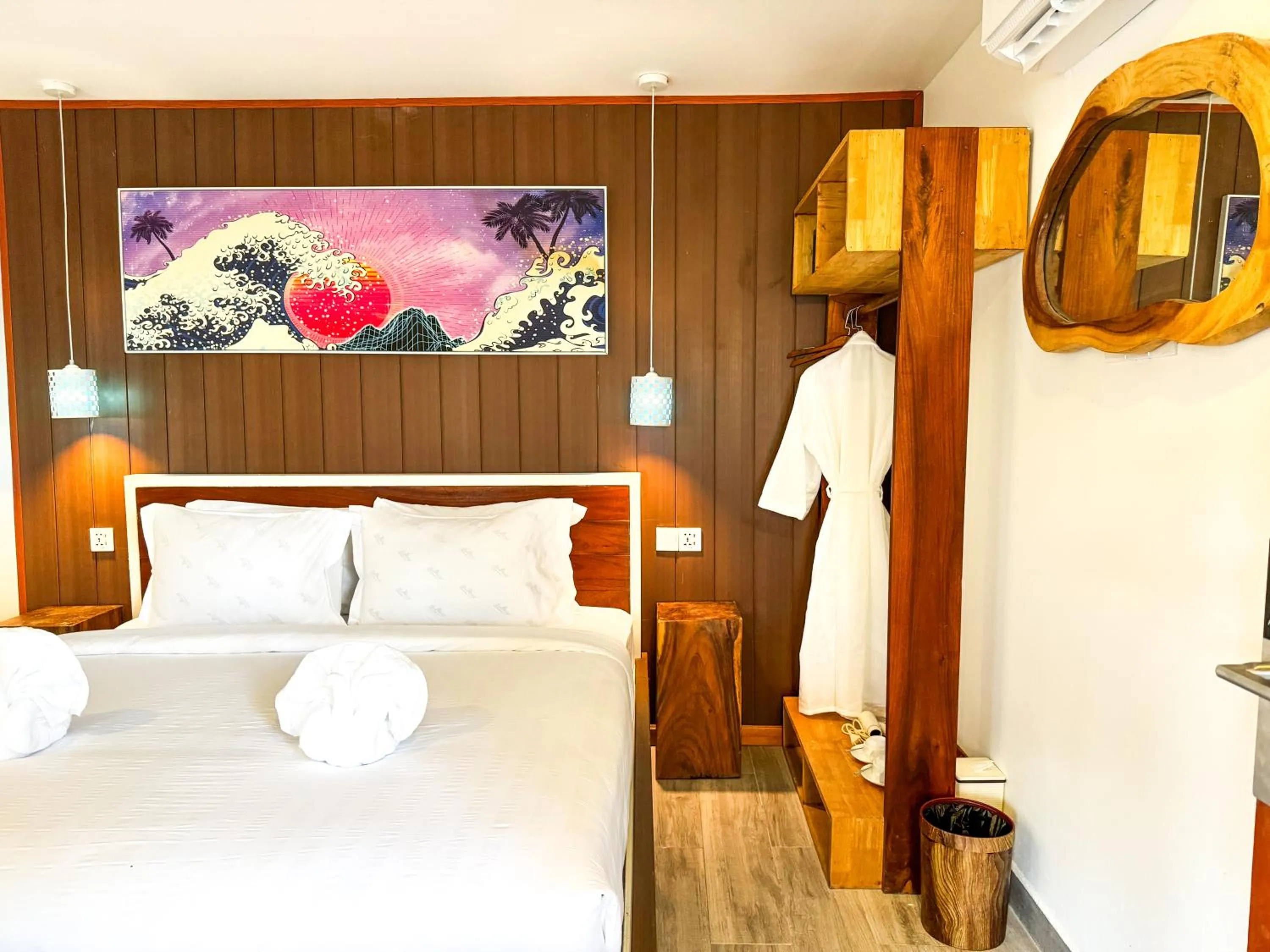 Bed in Bodega Resort