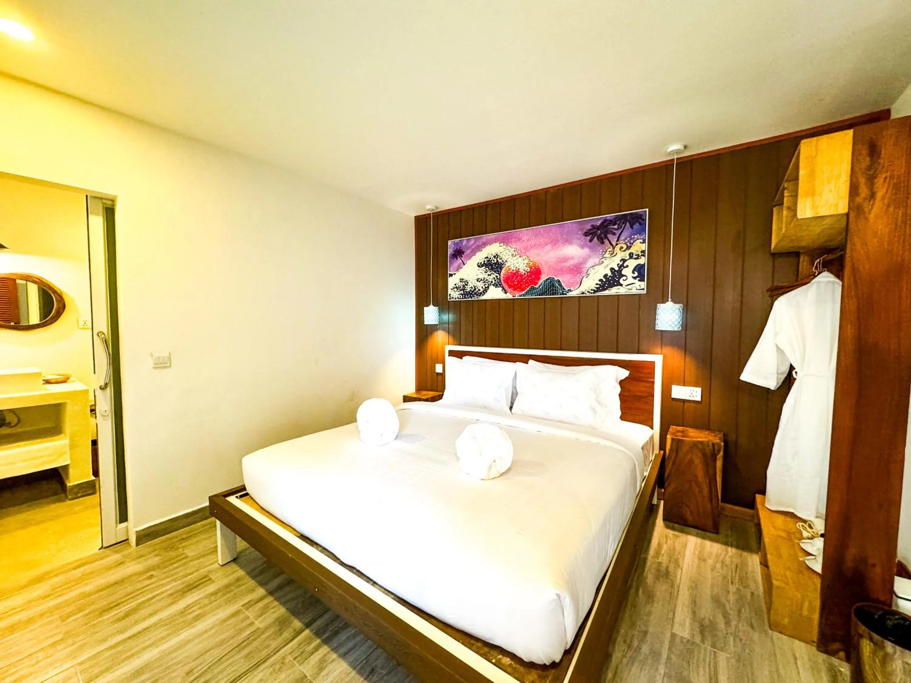 Bed in Bodega Resort