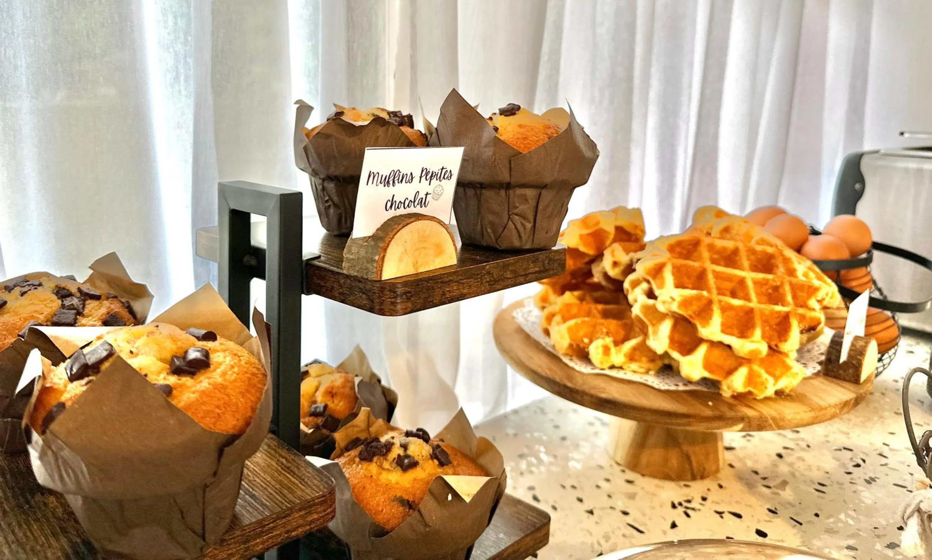 Buffet breakfast in Les Capucines Saint Tropez