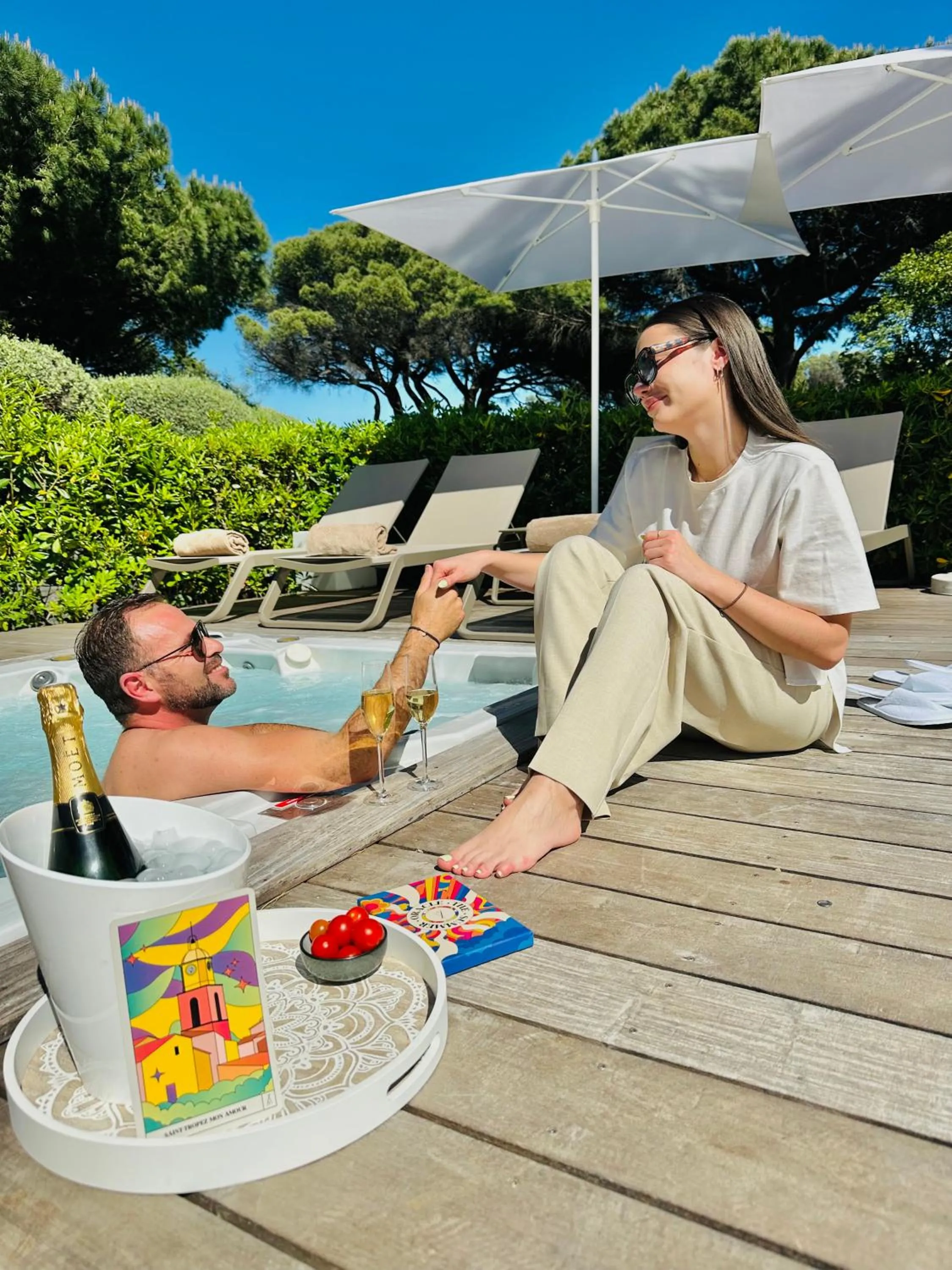 Hot Tub in Les Capucines Saint Tropez