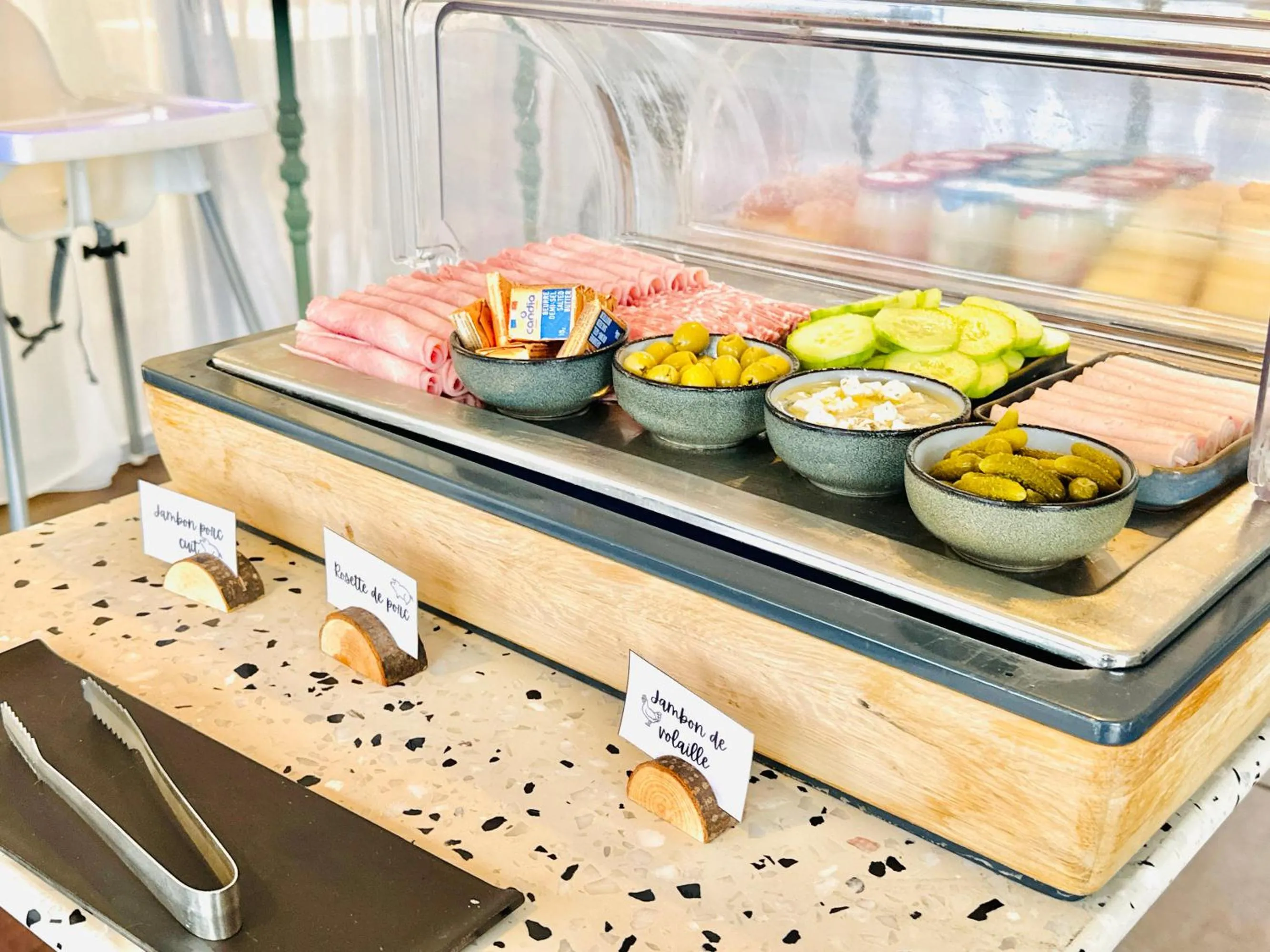 Buffet breakfast in Les Capucines Saint Tropez