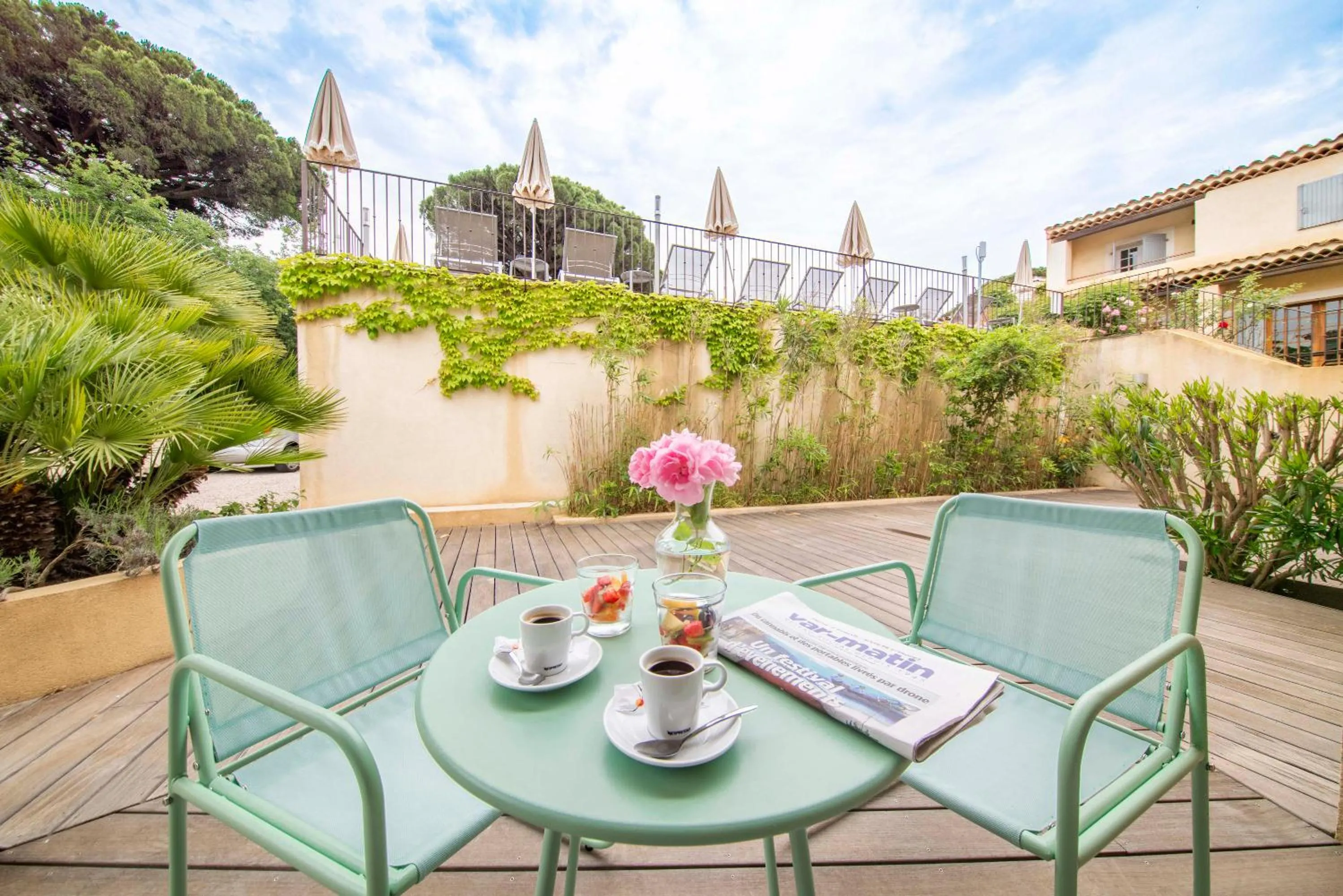 Patio in Les Capucines Saint Tropez