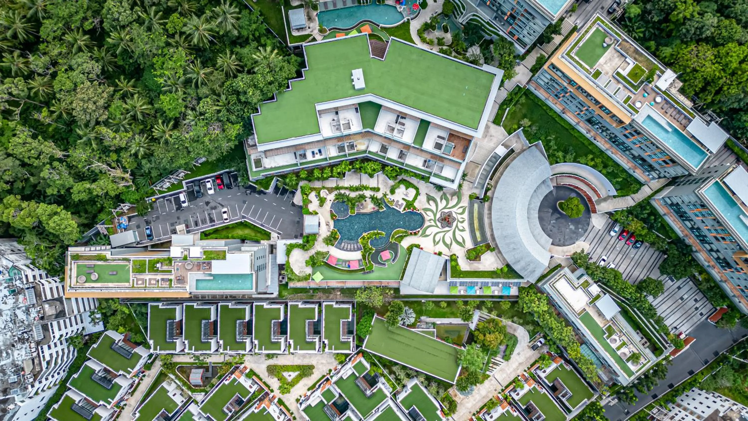 Bird's eye view in Mida Grande Resort Phuket Official Account