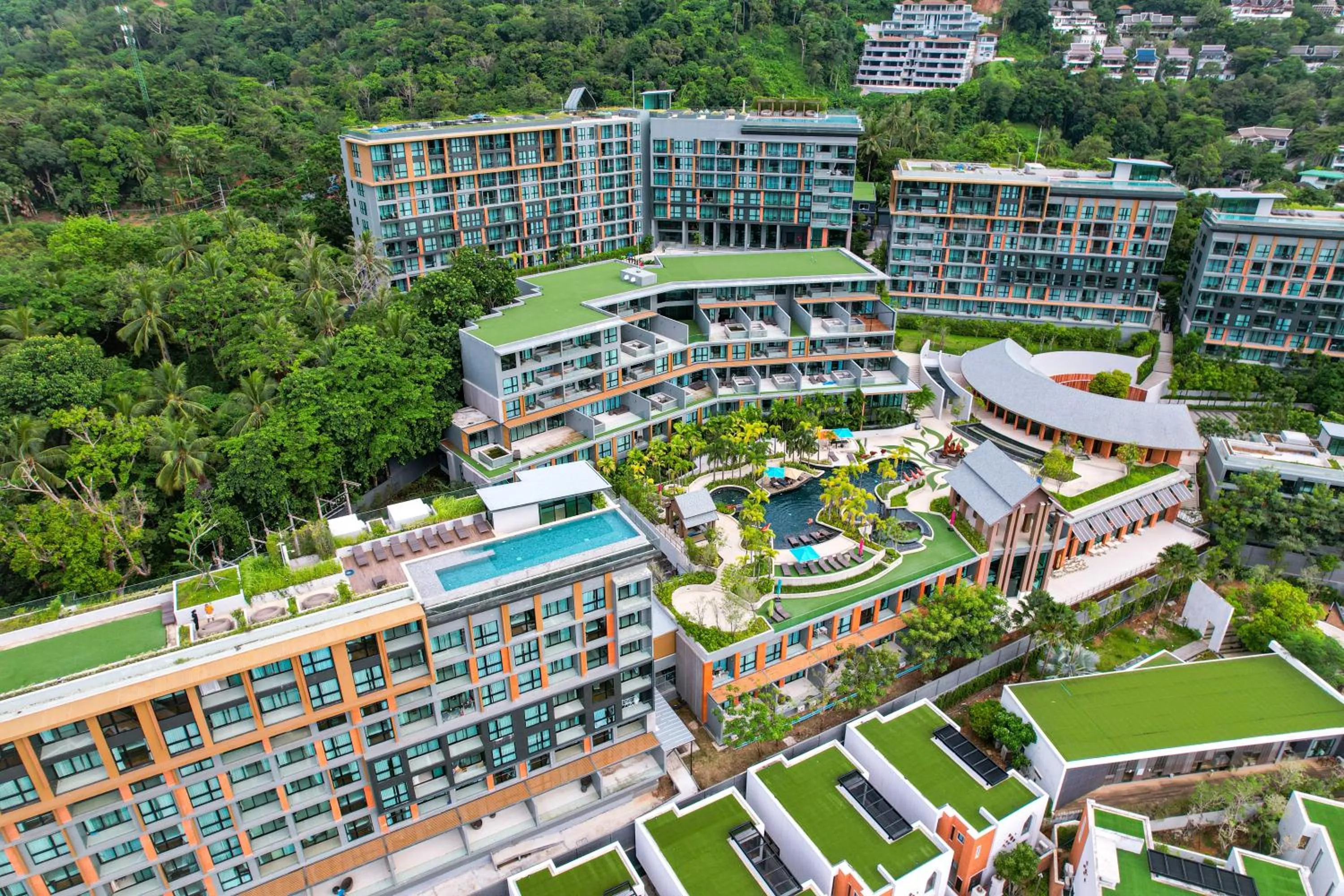 Bird's eye view in Mida Grande Resort Phuket Official Account
