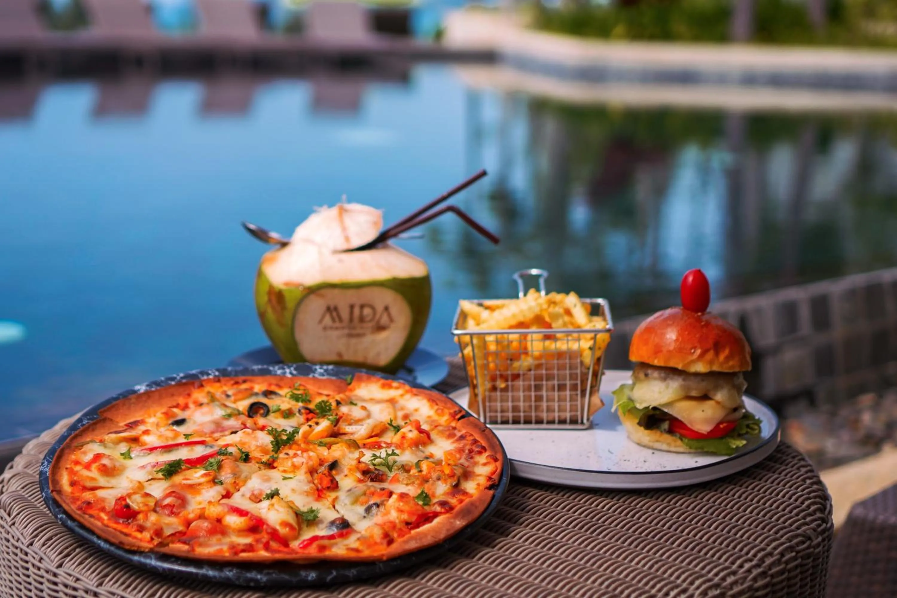 Swimming pool in Mida Grande Resort Phuket Official Account