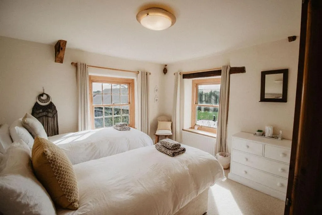 Bed in Holwell Holistic Retreat