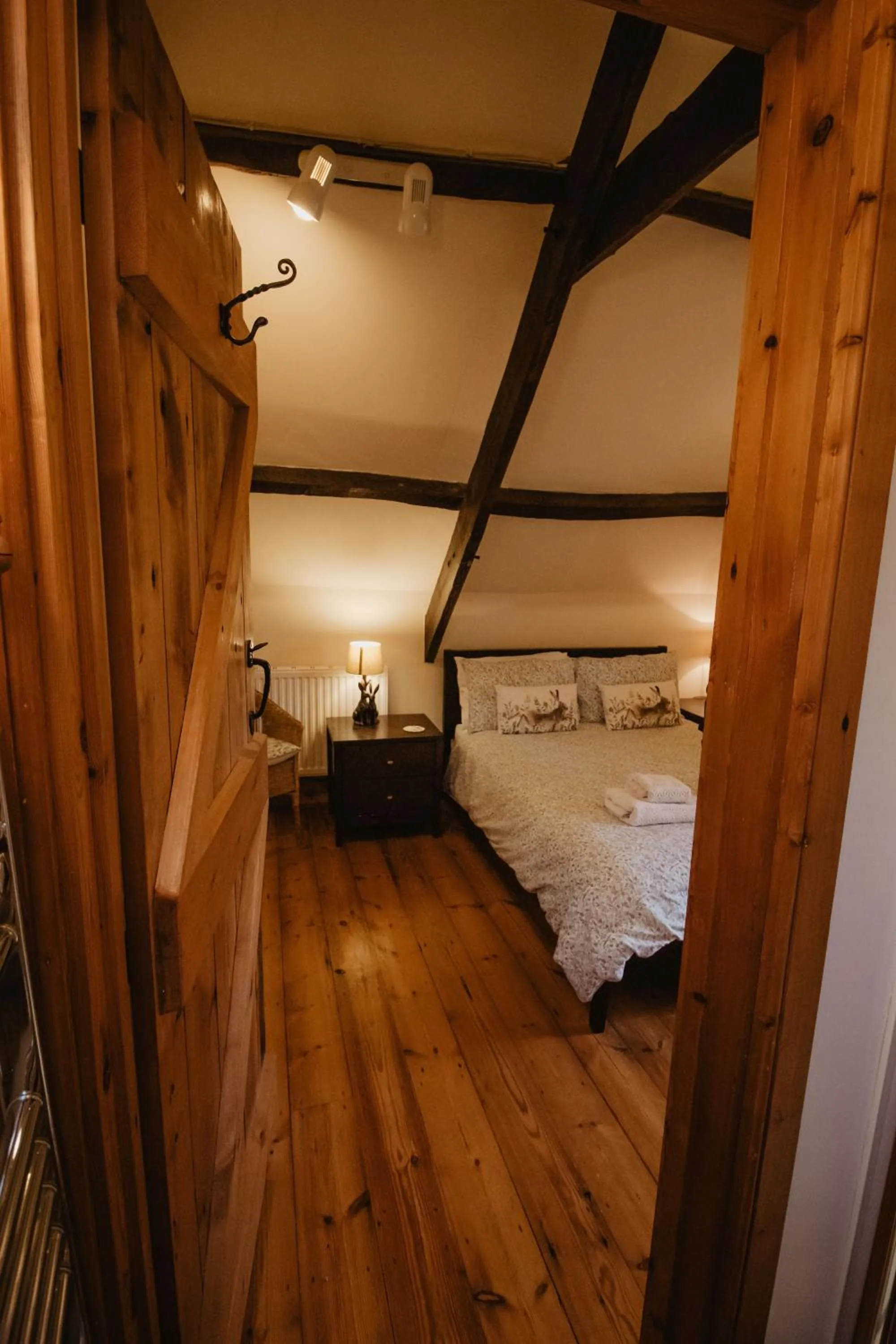 Bed in Holwell Holistic Retreat
