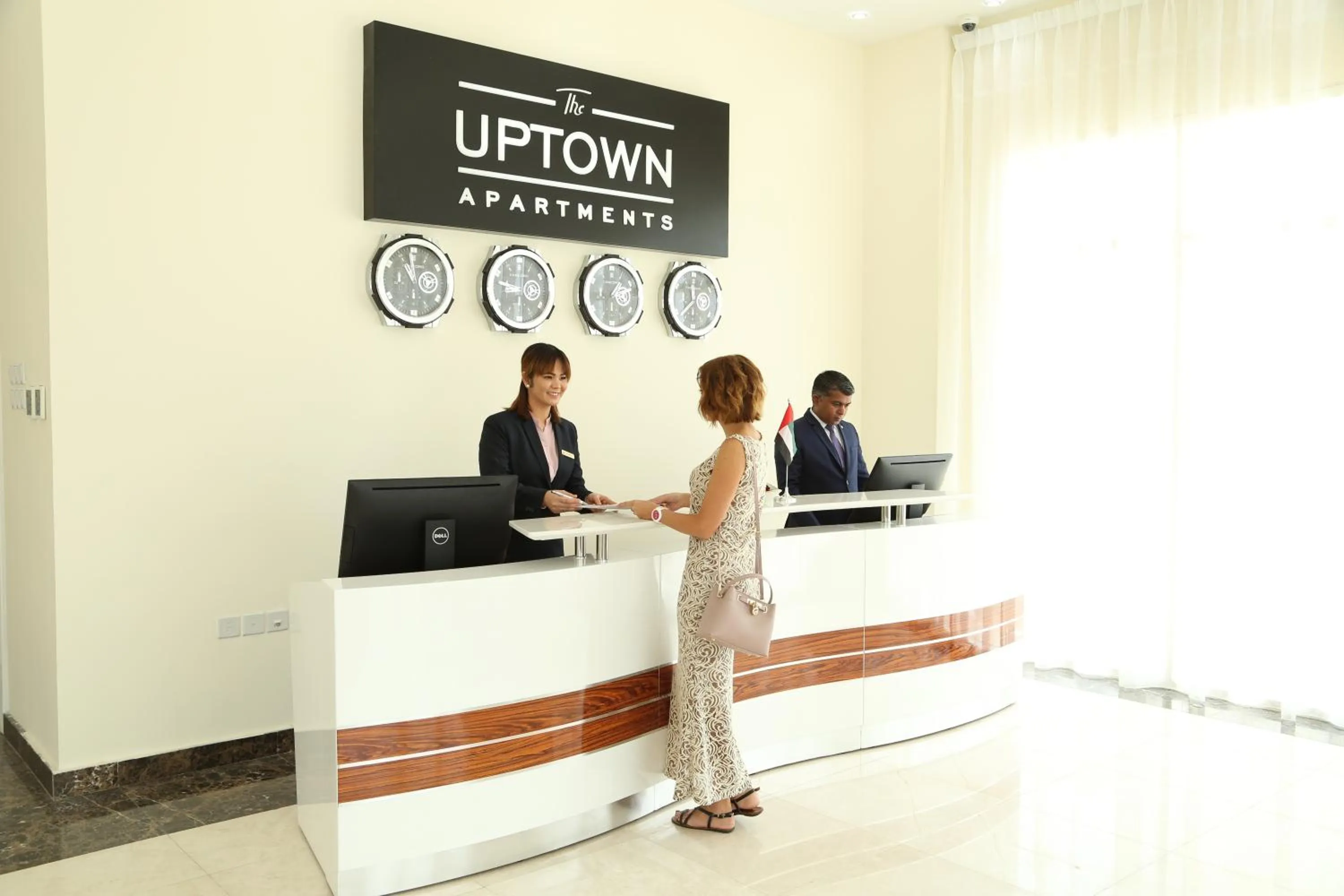 Lobby or reception in Uptown Hotel Apartment Fujairah By Gewan