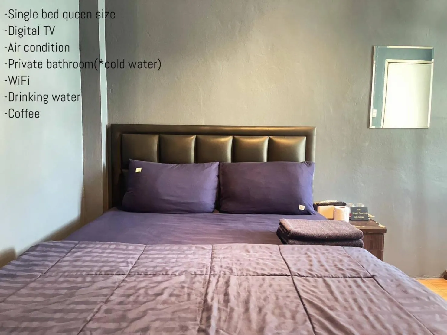 Photo of the whole room in airport house