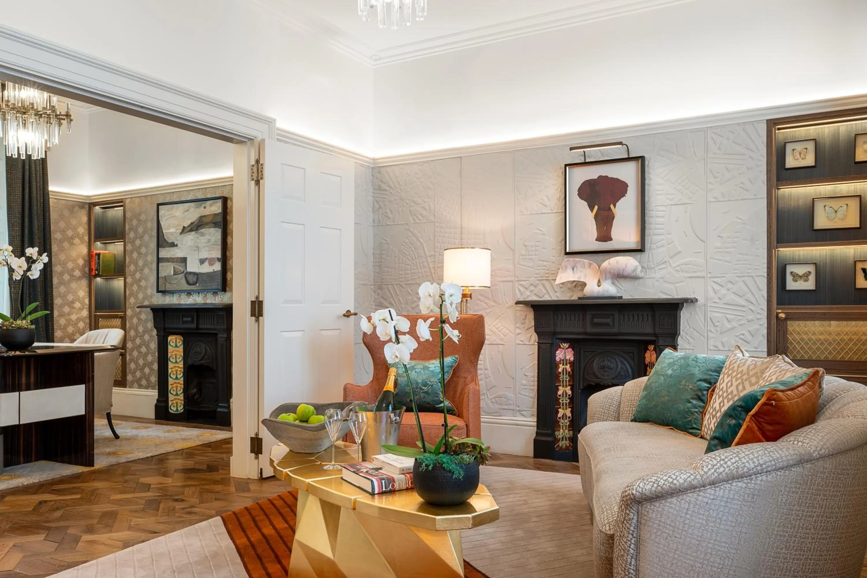 Living room in Great Scotland Yard Hotel, part of Hyatt