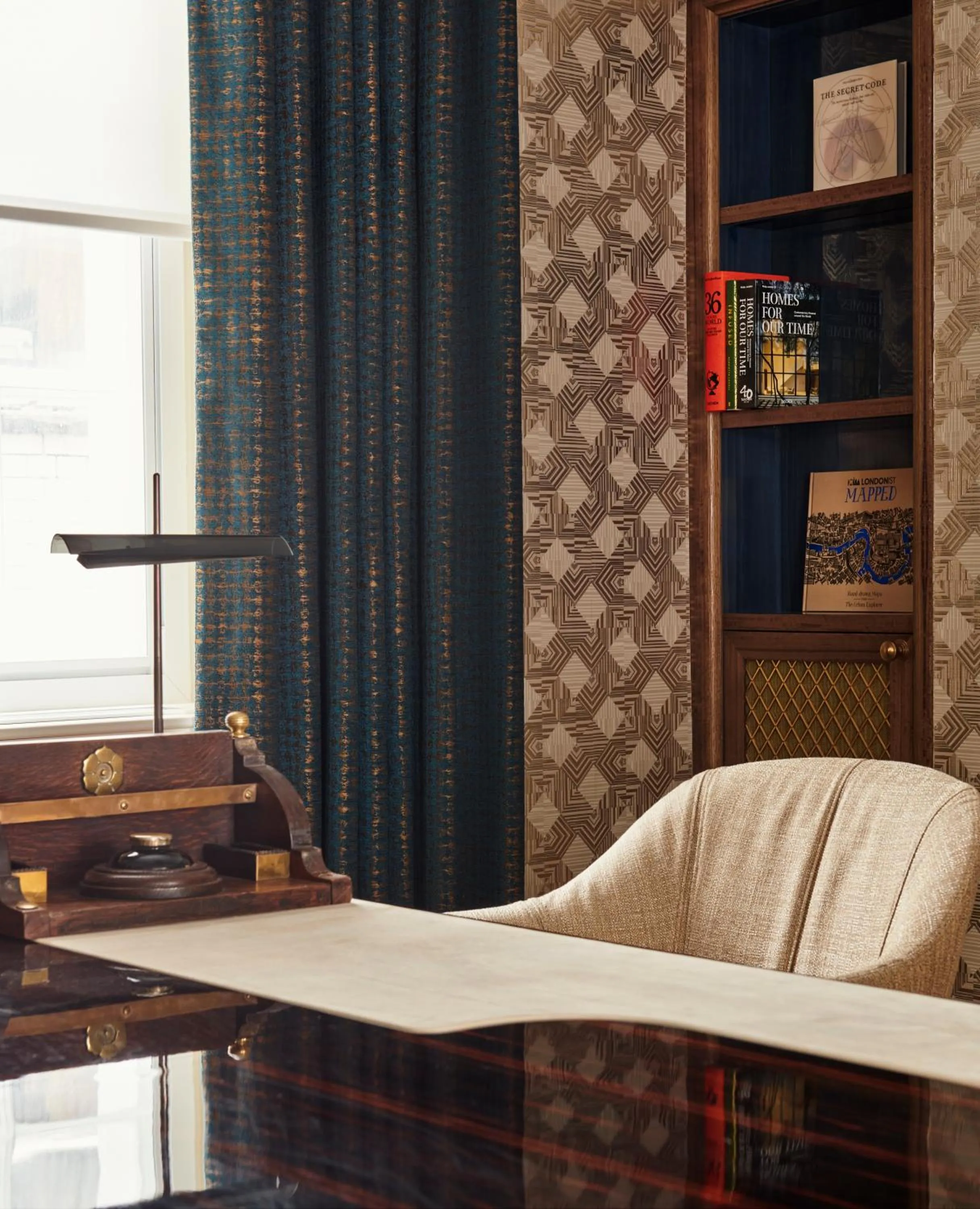 Seating area in Great Scotland Yard Hotel, part of Hyatt