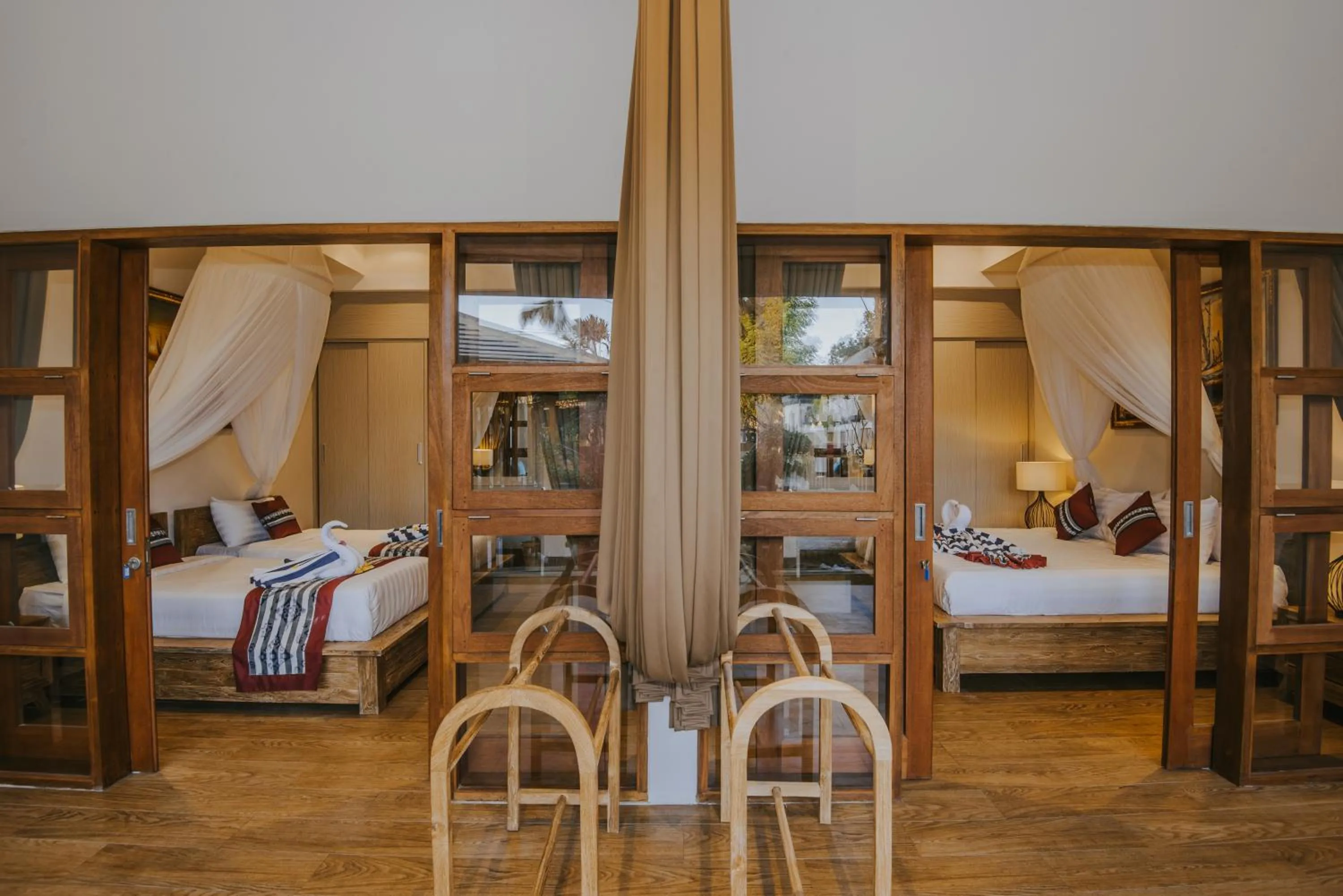 Bed in LGood Lembongan Island Villas