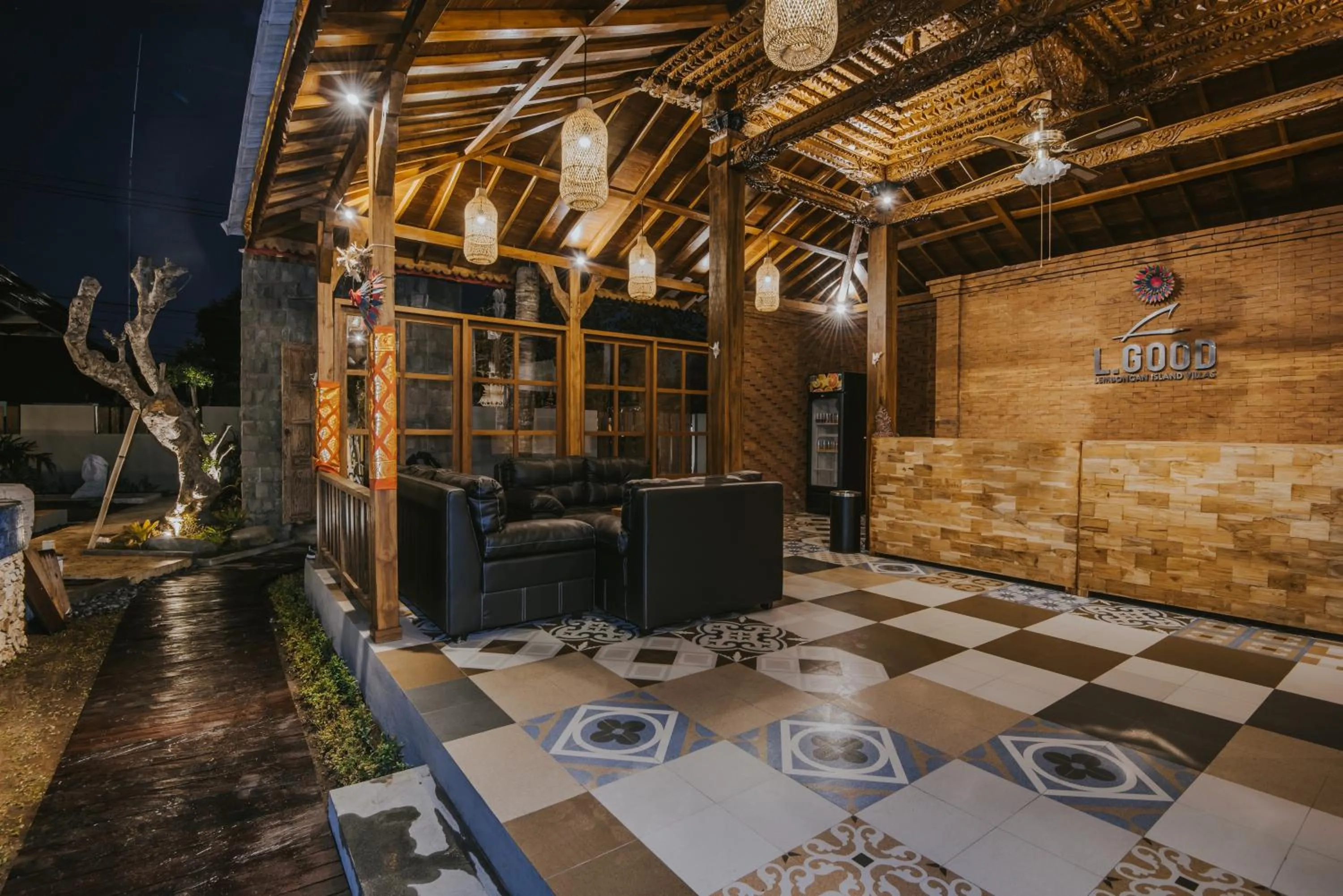 Lobby or reception in LGood Lembongan Island Villas