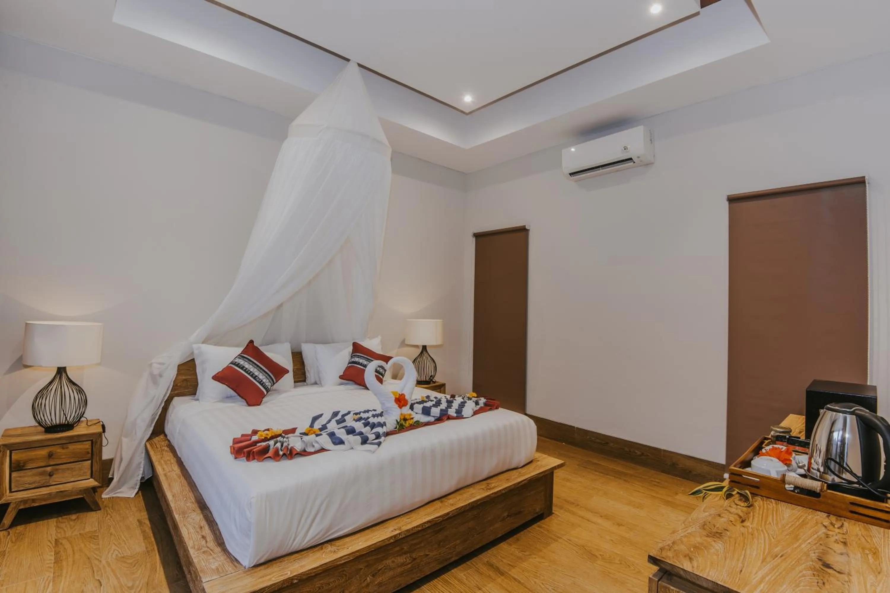 Bed in LGood Lembongan Island Villas