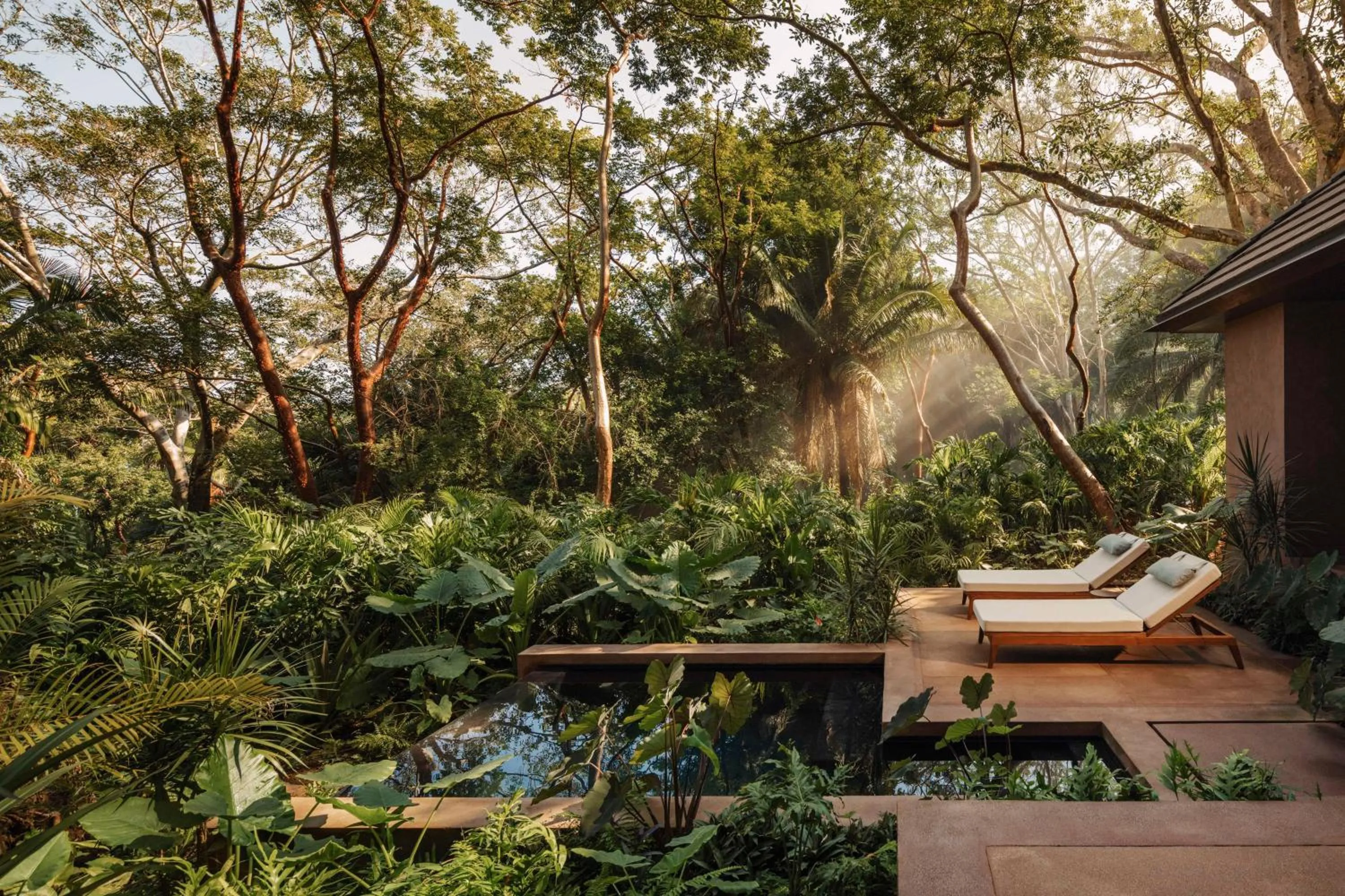 Pool view in One&Only Mandarina