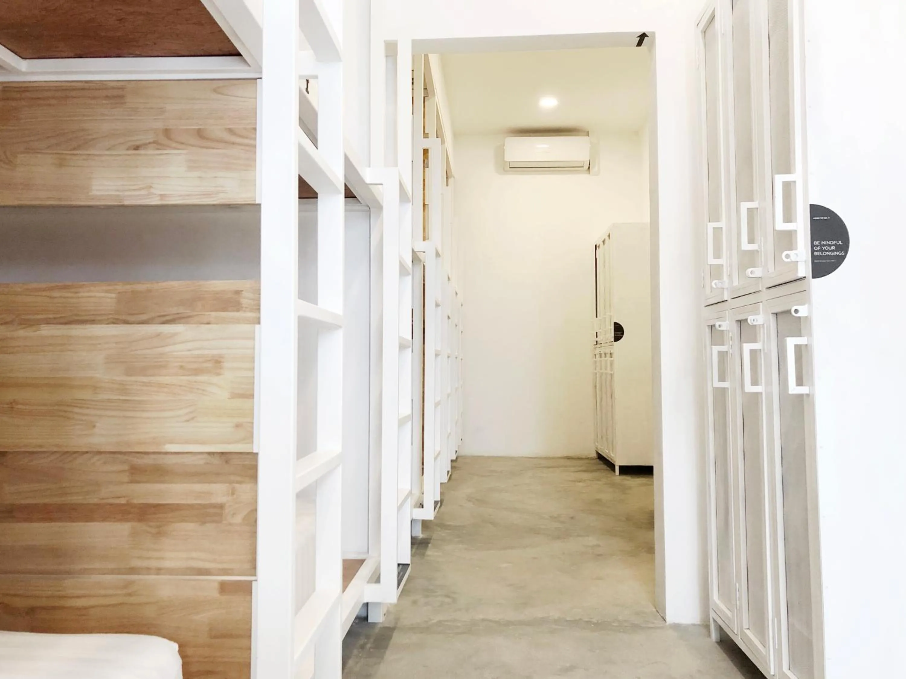 bunk bed in HOOD Hostel