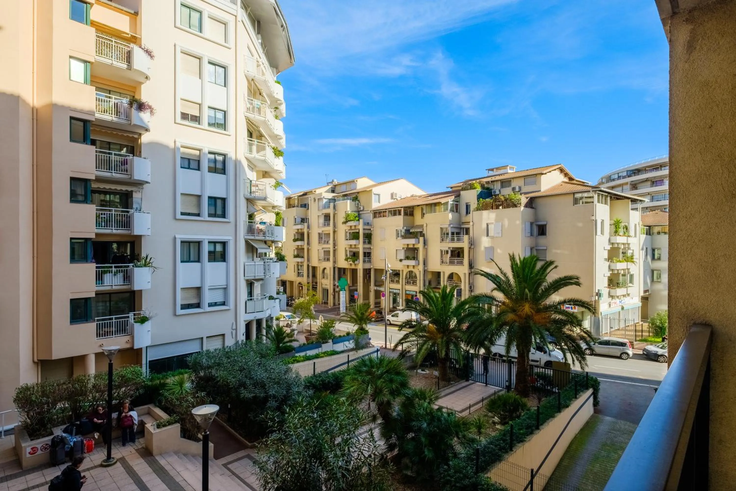 Street view in Residhotel Villa Maupassant