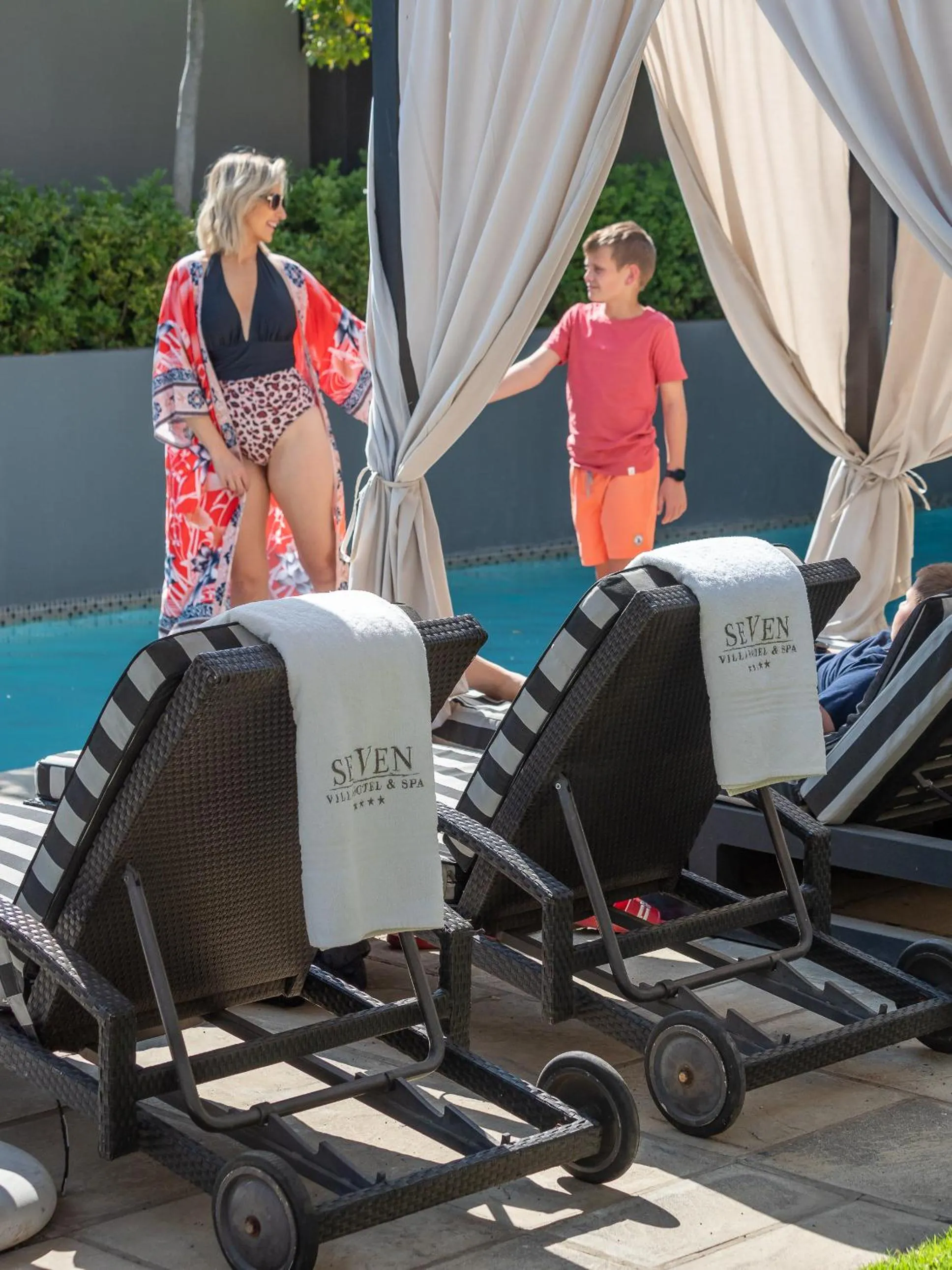 Balcony/Terrace in Seven Villa Hotel & Spa