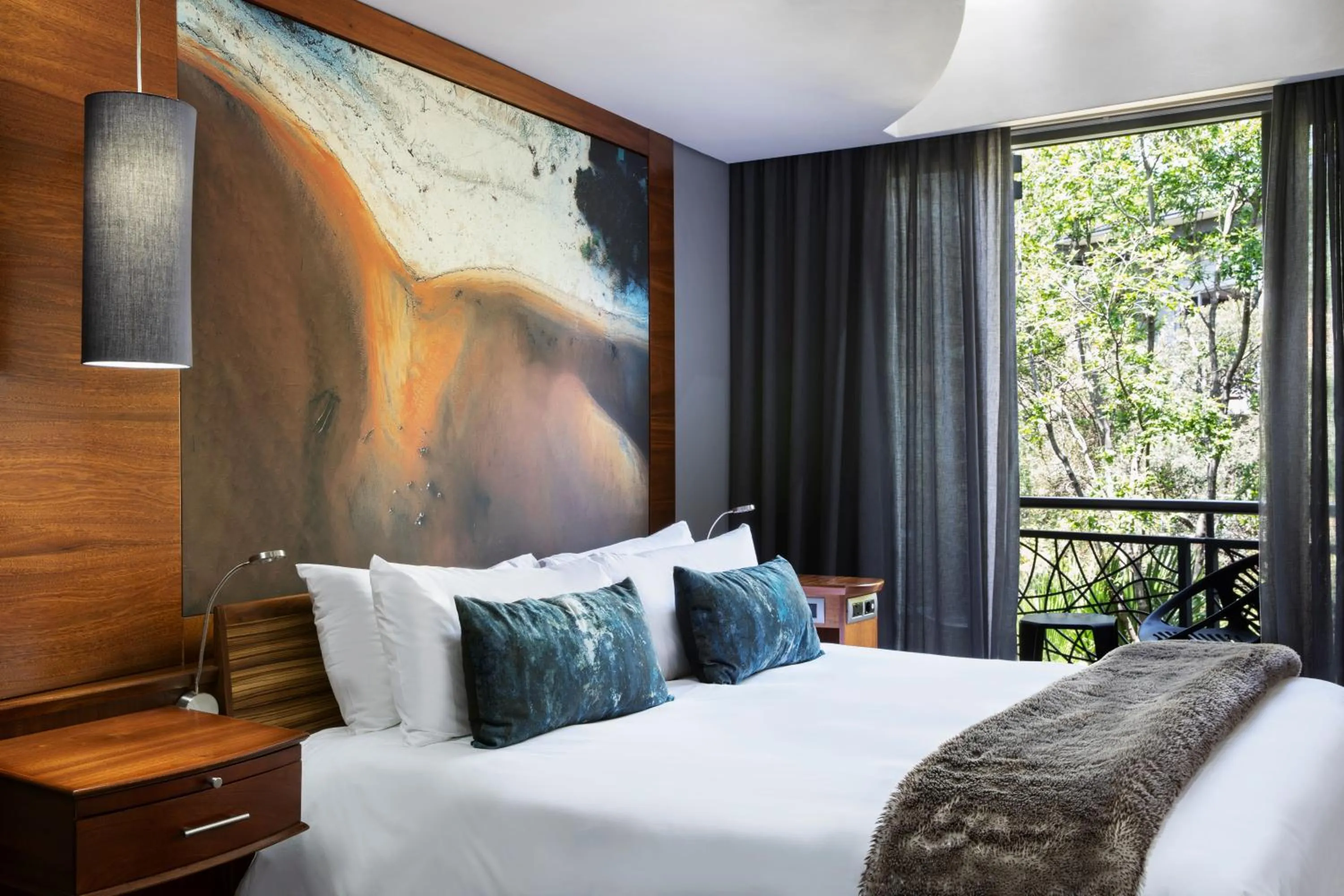 Bed in Seven Villa Hotel & Spa