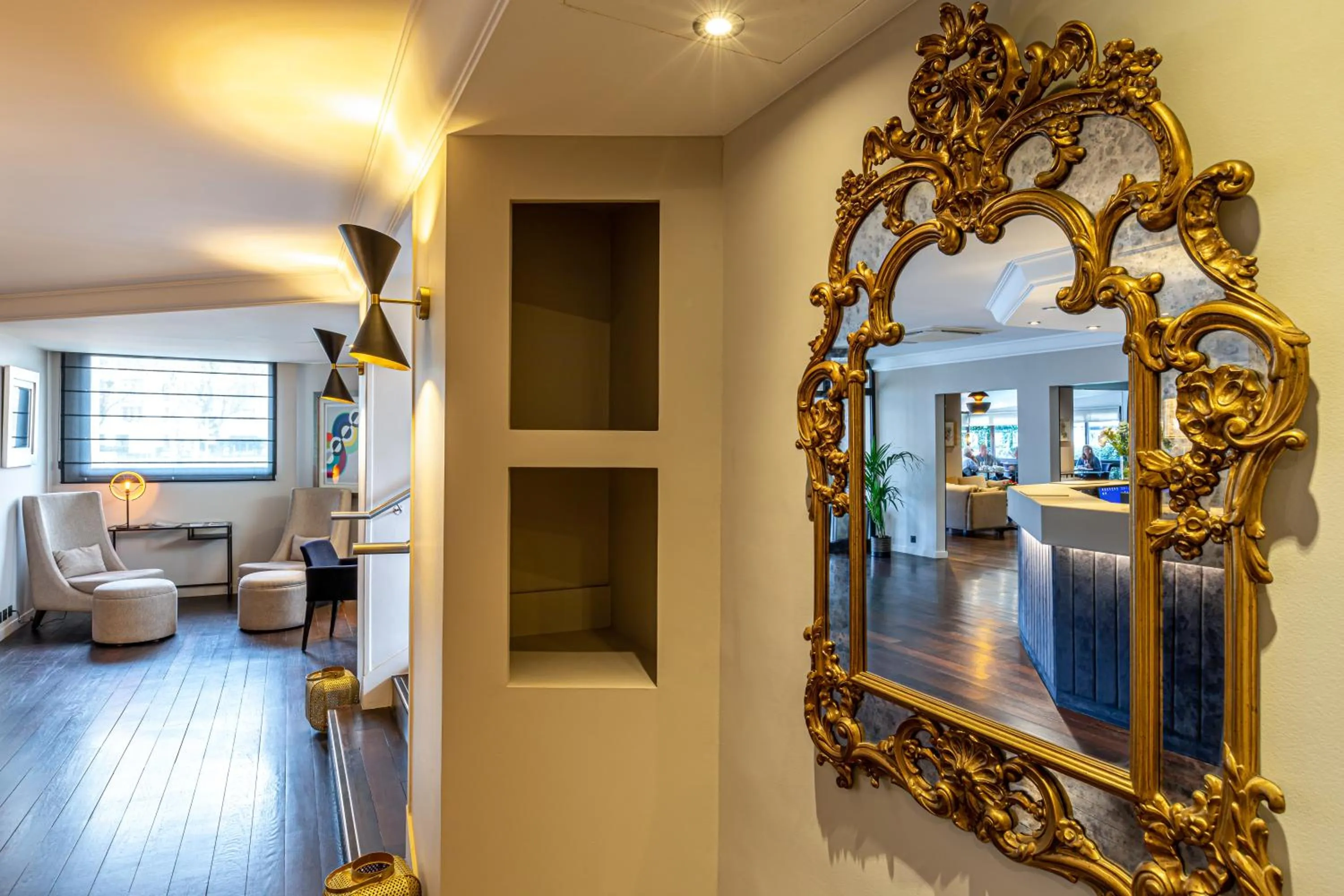 Lobby or reception in Hôtel Quorum