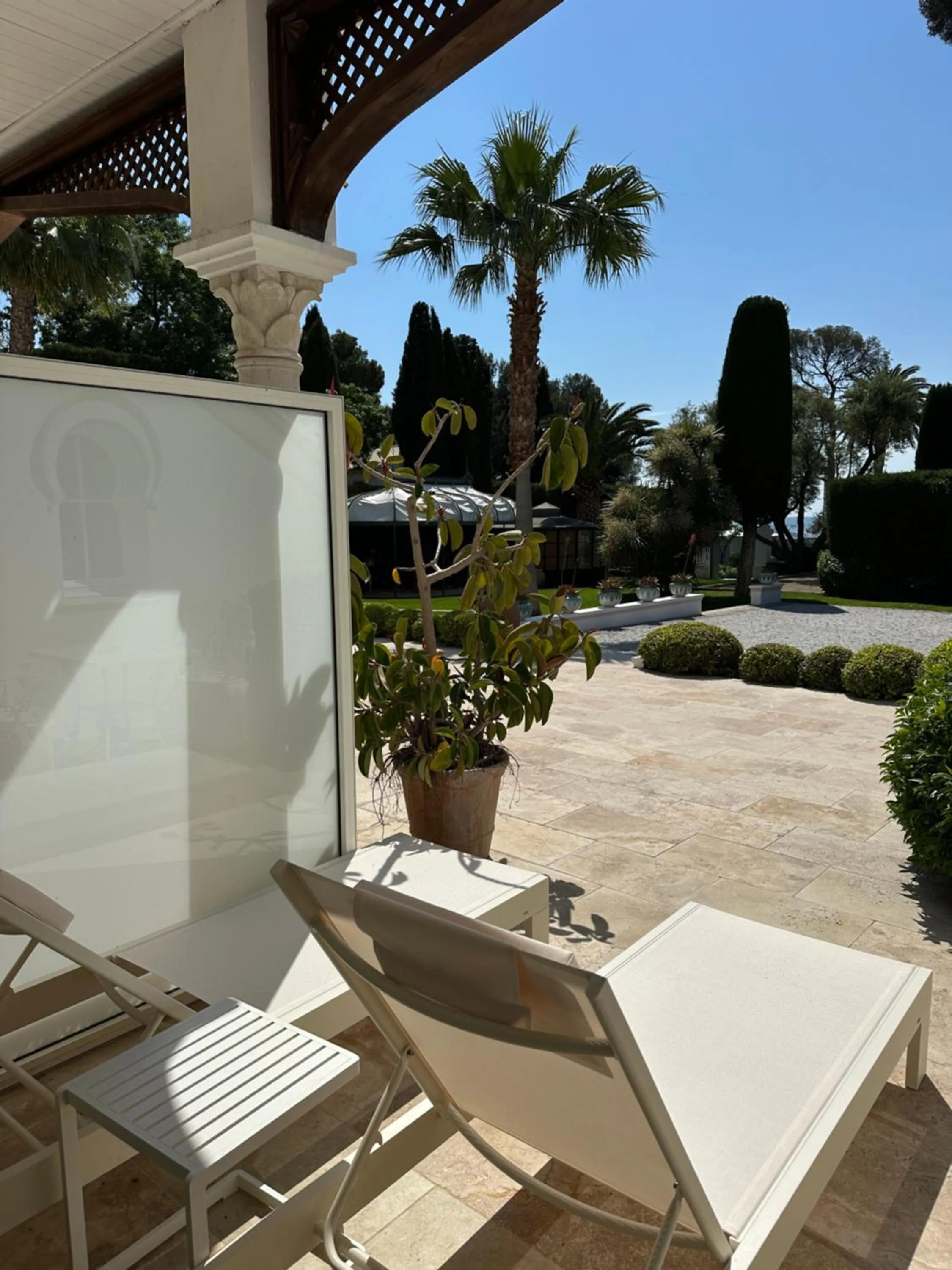 Patio in La Villa Mauresque