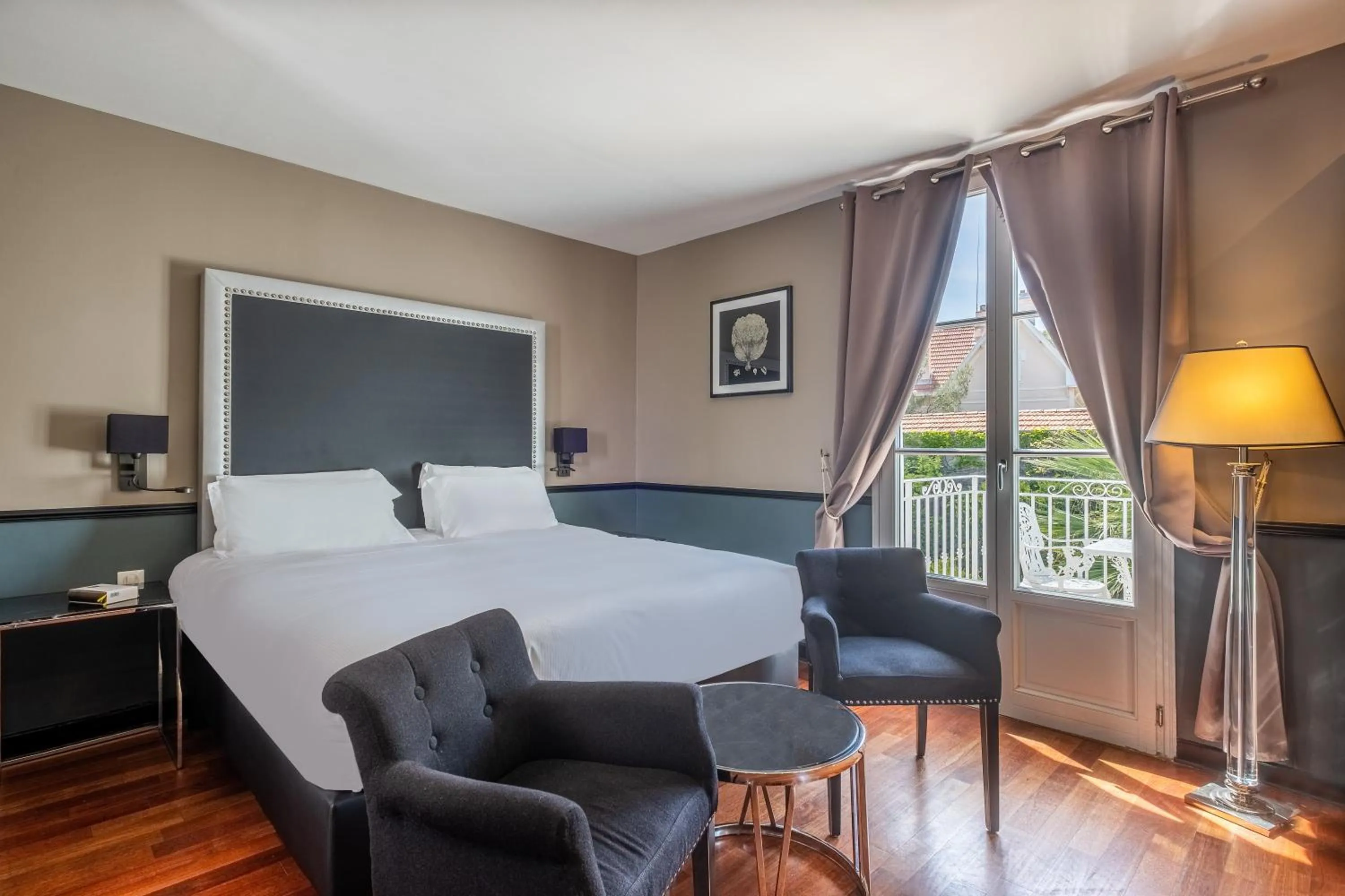 Bed in La Villa Mauresque