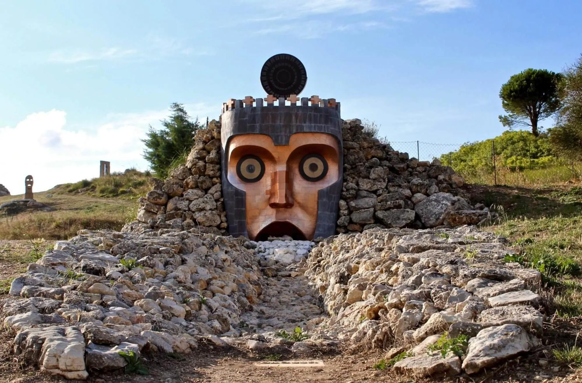 Landmark view in B&B Sicily