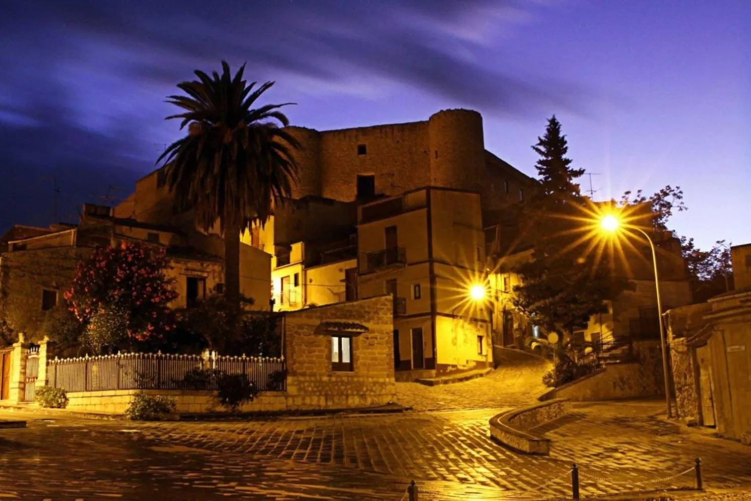 Landmark view in B&B Sicily