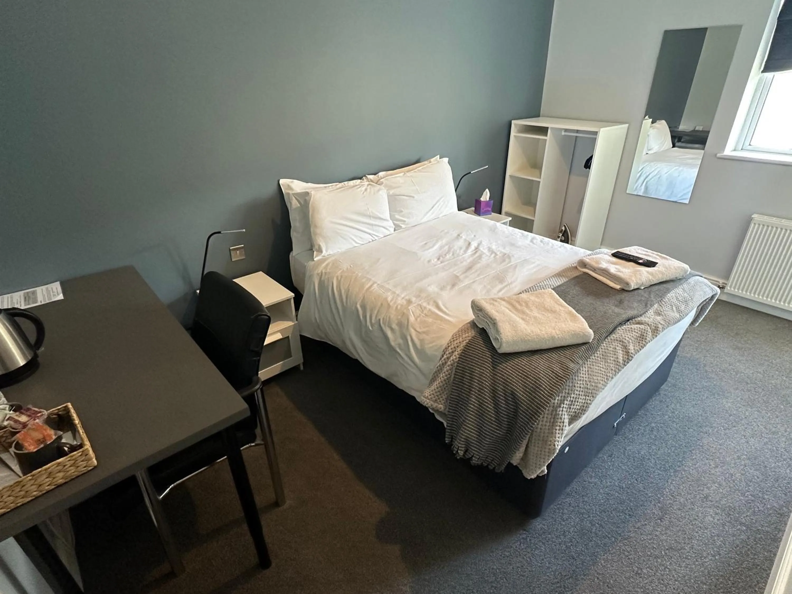 Bed in Arlan House, Central Basingstoke Hotel