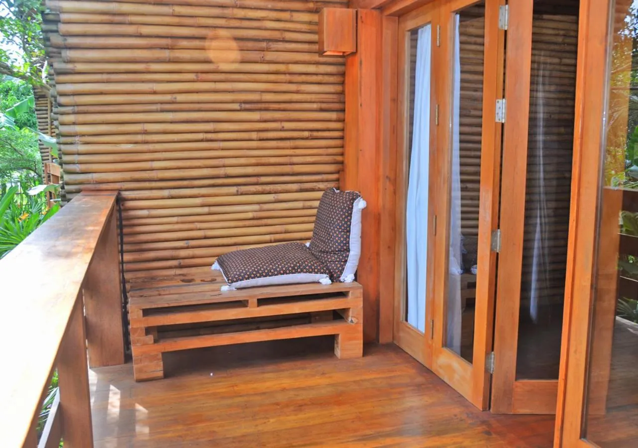Balcony/Terrace in Lagoona Beach Bungalows - Eco Bungalows Batukaras