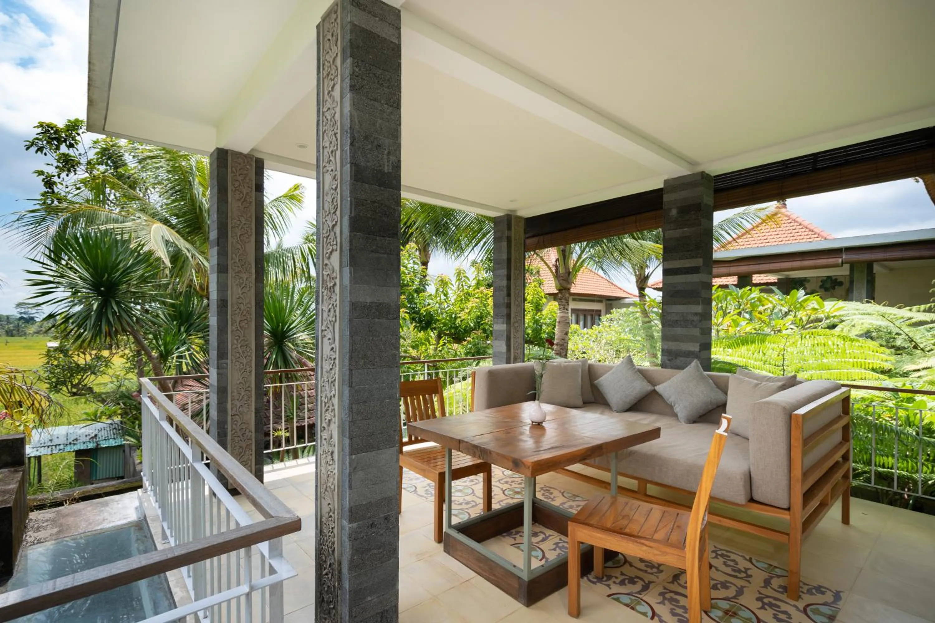 Balcony/Terrace in Prabhu Ubud Villa