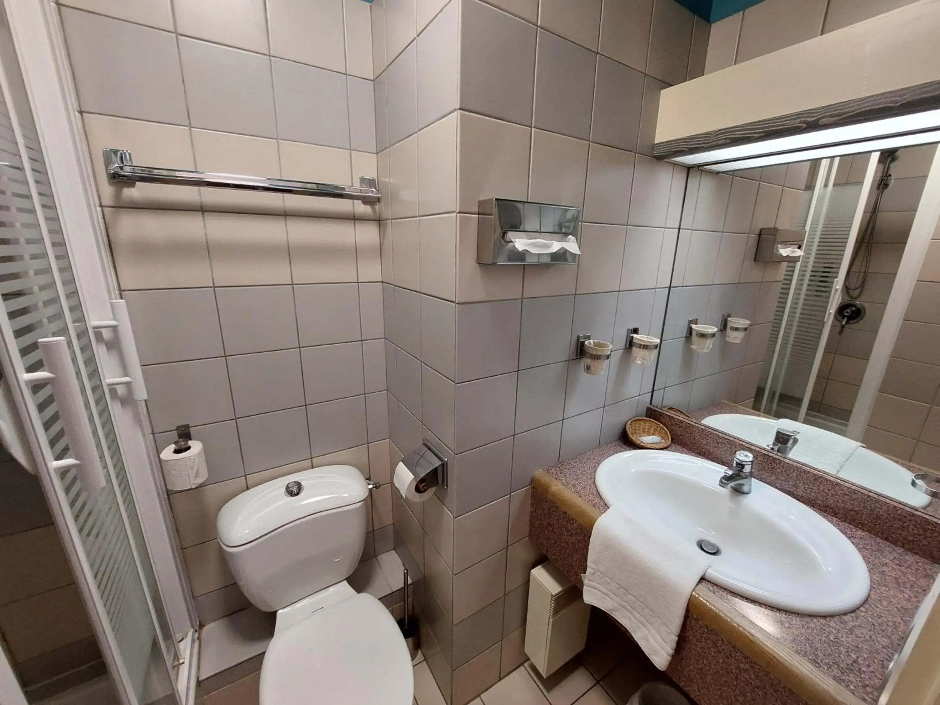 Single Room in Logis Hôtels - Hôtel et Restaurant Le Lion d'Or Single Room in Logis Hôtels - Hôtel et Restaurant Le Lion d'Or