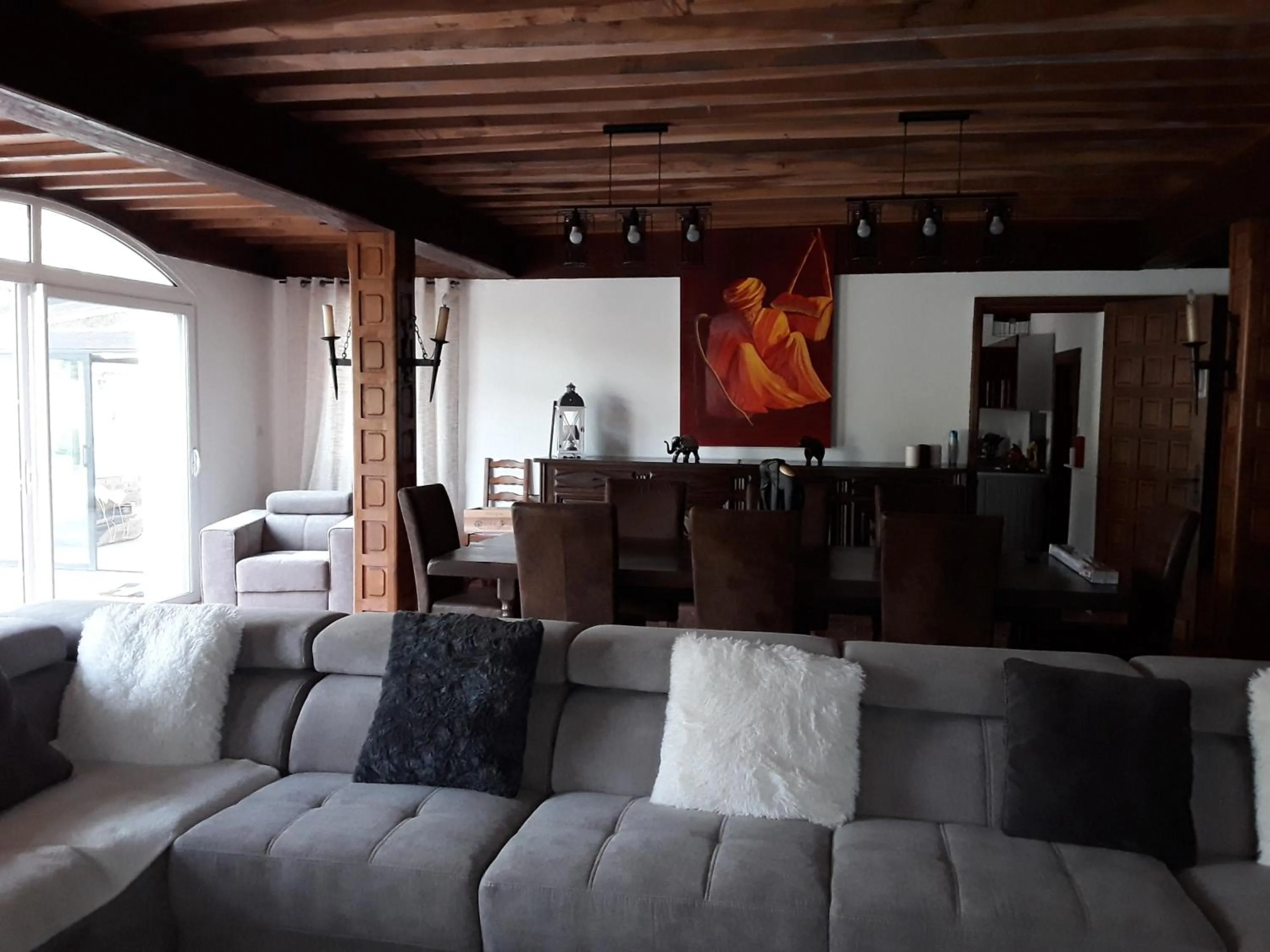 Living room in maison d'hôtes labastide