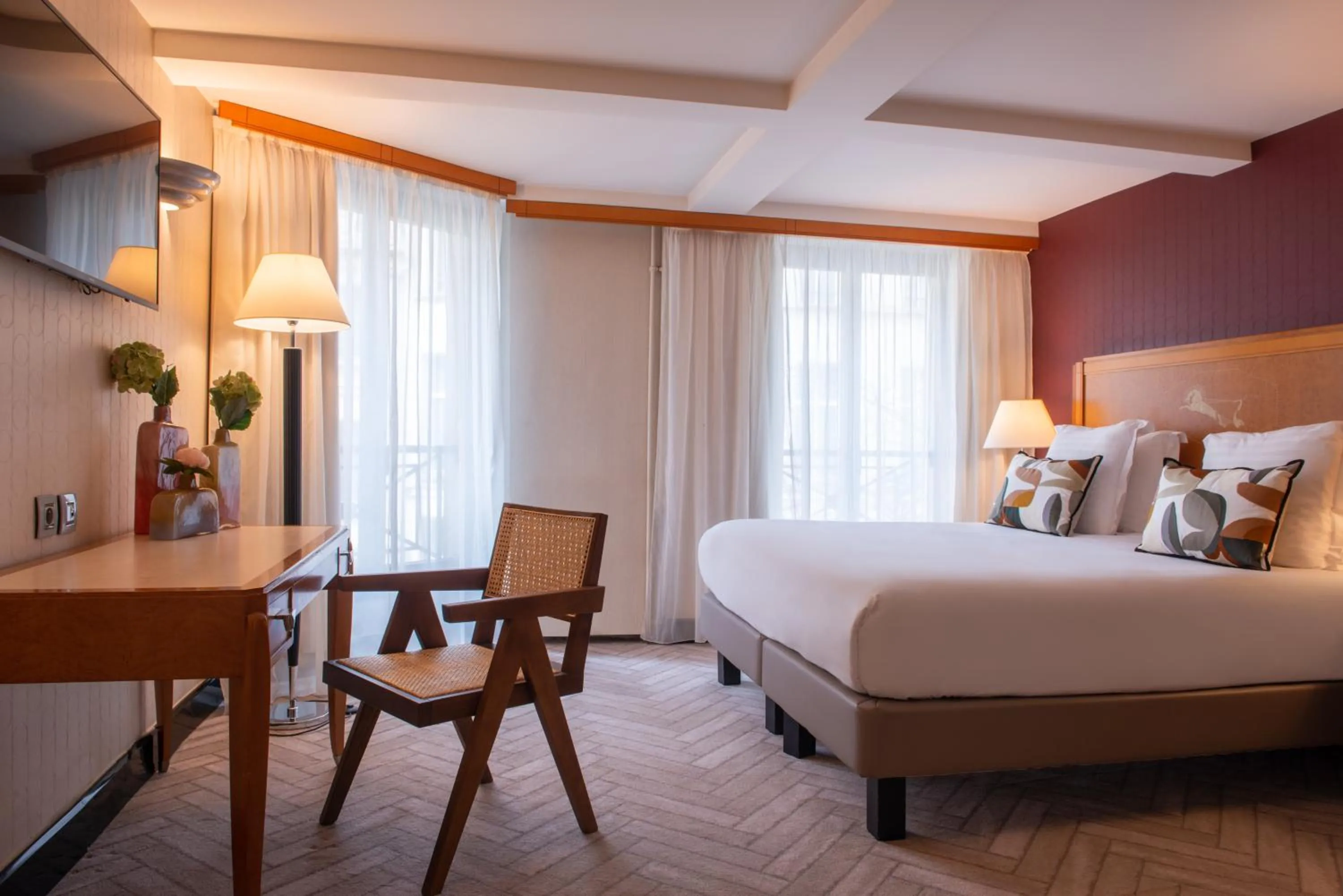 Bedroom, Bed in Les Jardins Du Marais