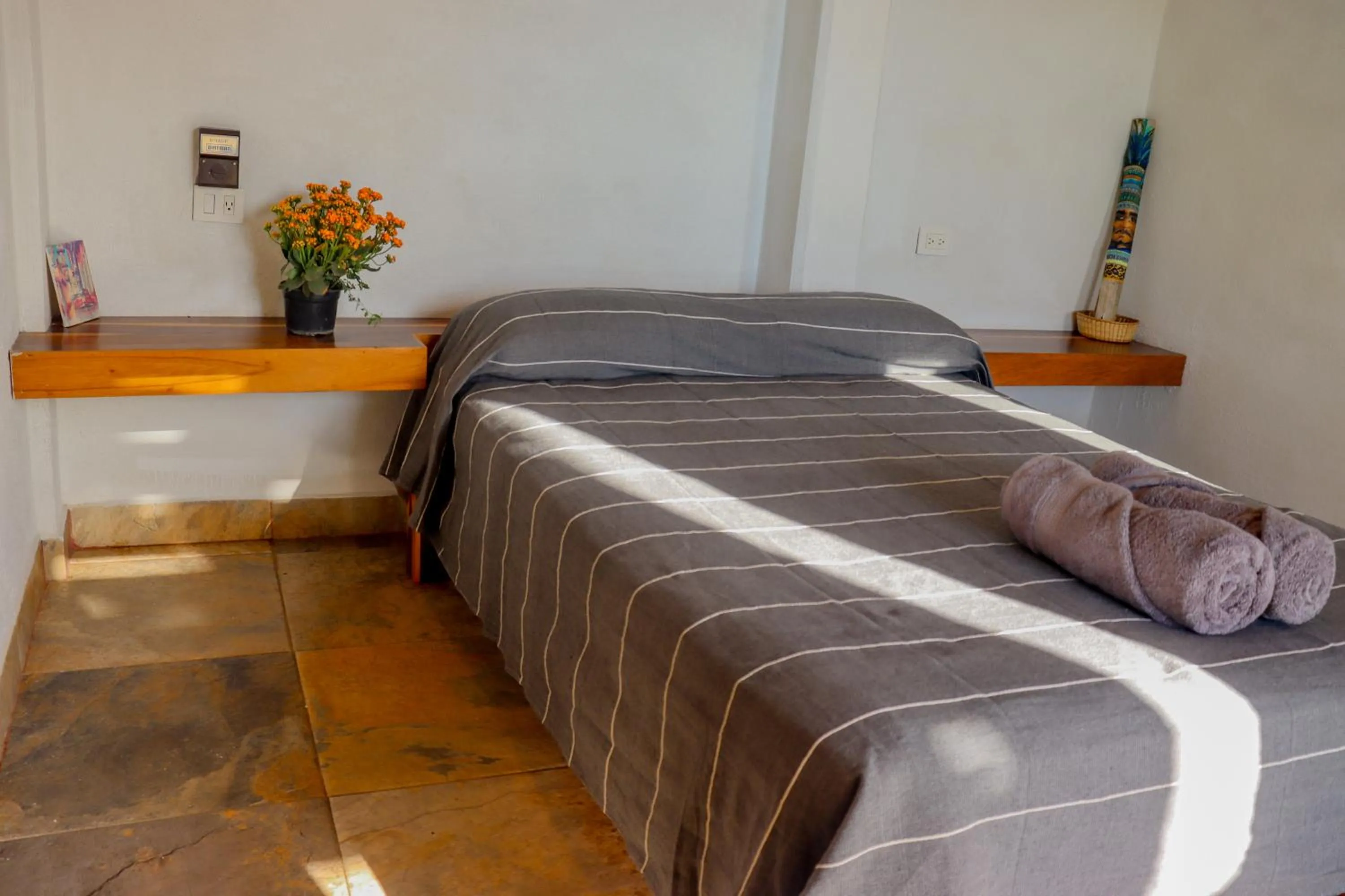 Bed in La Aldea Zipolite