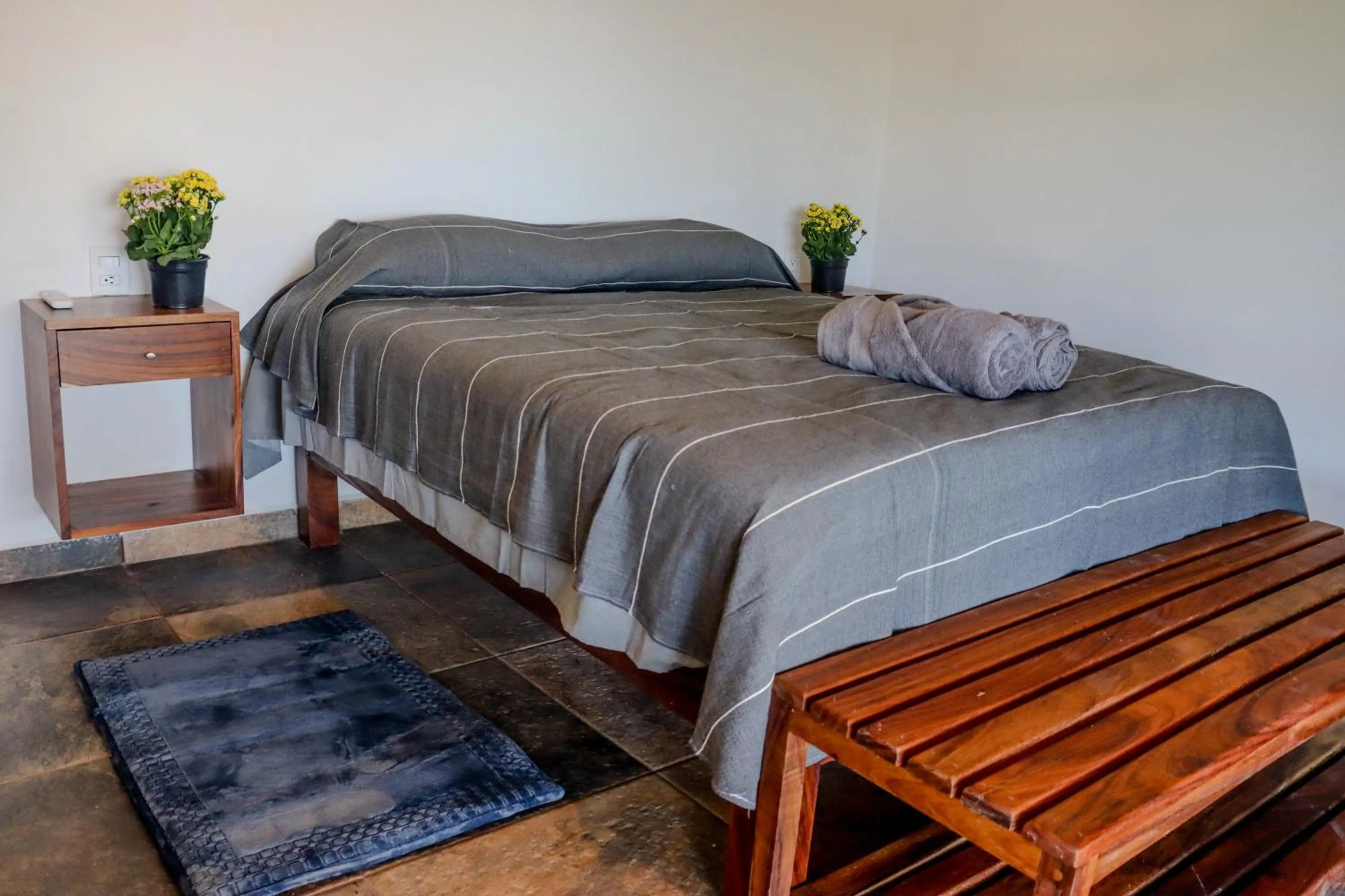 Bed in La Aldea Zipolite