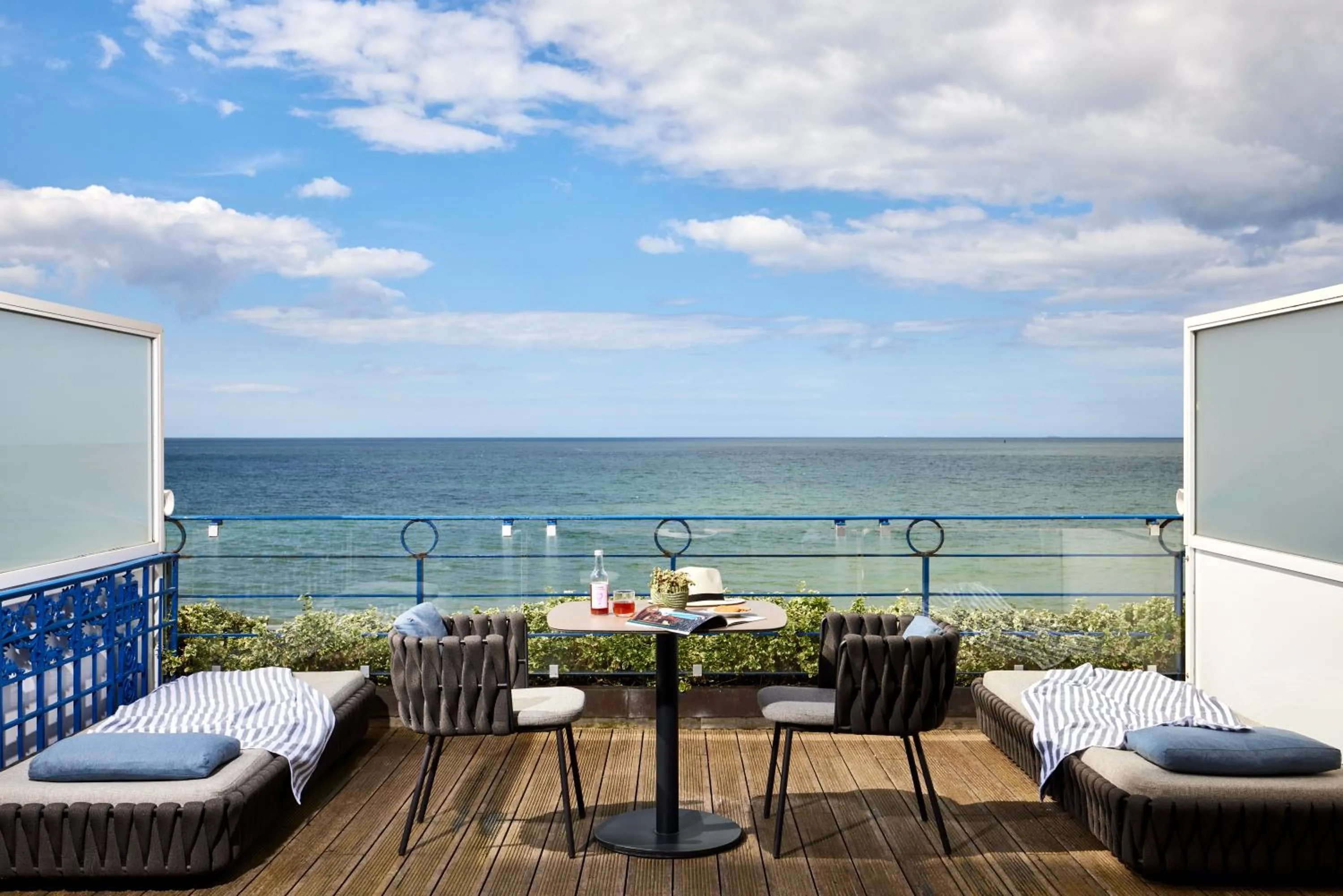 sunbed in Le Grand Hotel de Cabourg - MGallery Collection