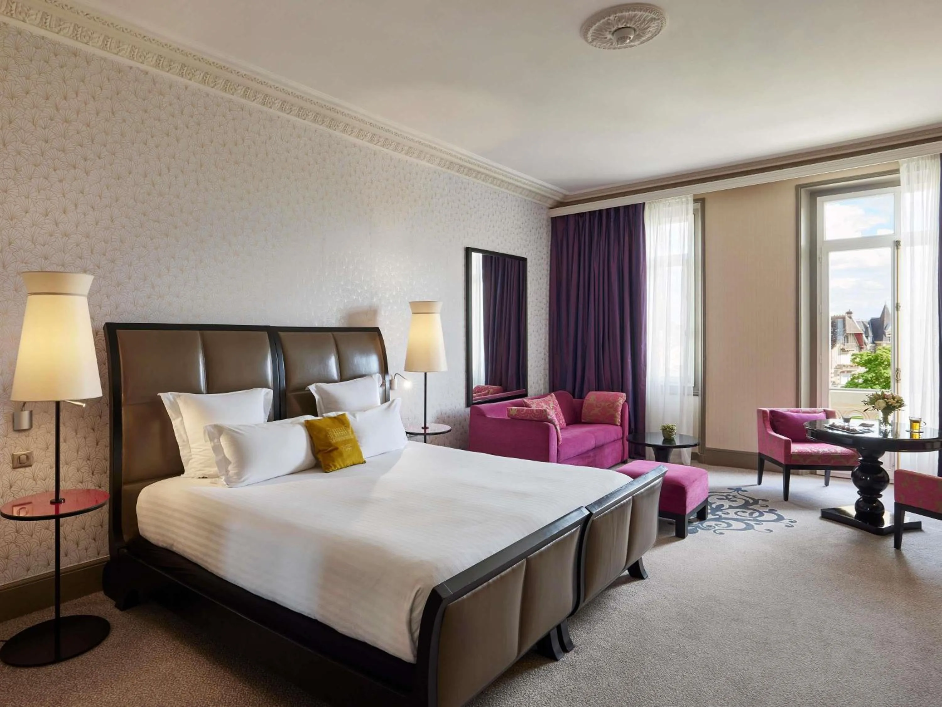 Bedroom, Bed in Le Grand Hotel de Cabourg - MGallery Collection