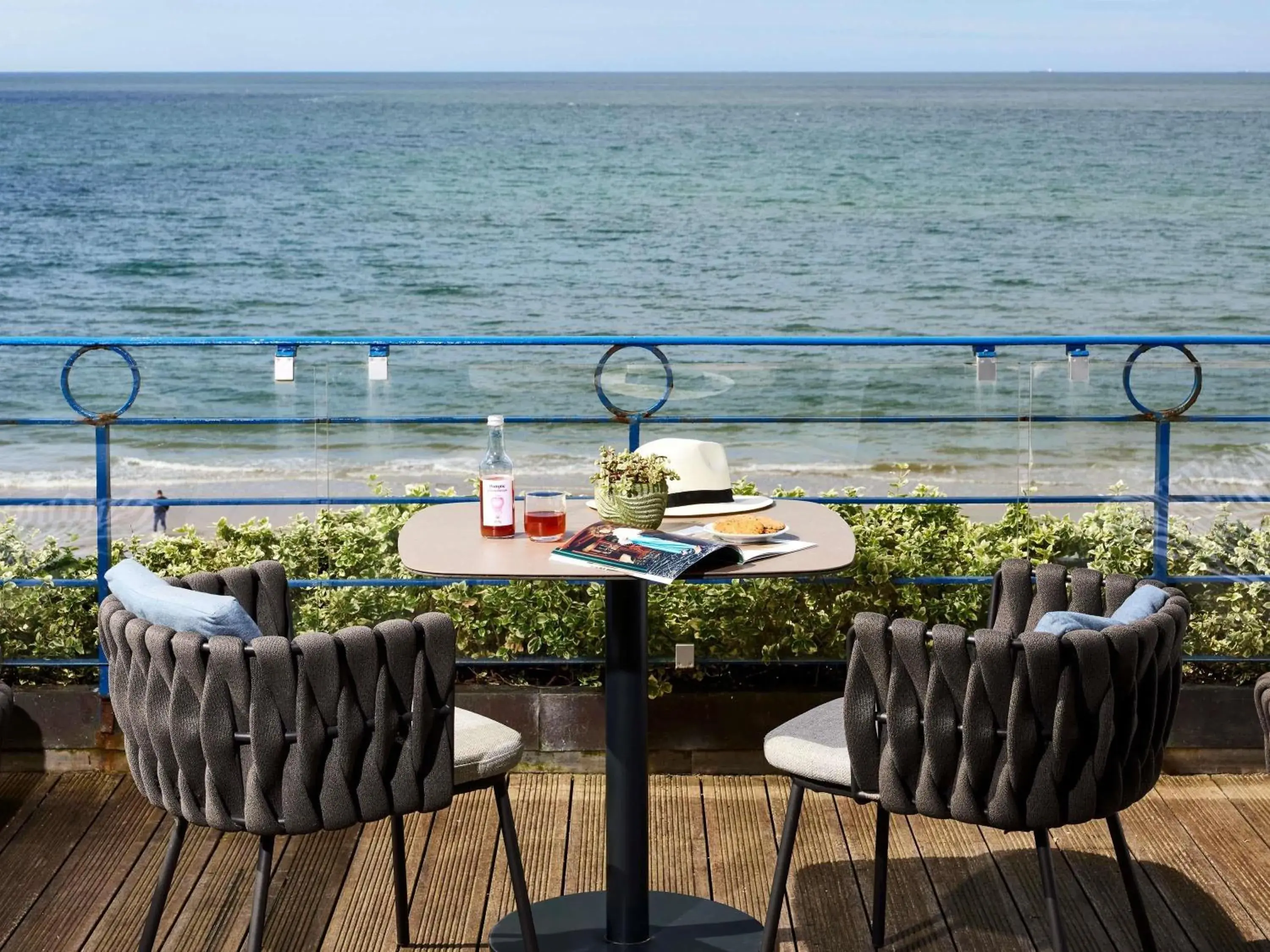 Deluxe Double Room with Terrace and Sea View in Le Grand Hotel de Cabourg - MGallery Collection Deluxe Double Room with Terrace and Sea View in Le Grand Hotel de Cabourg - MGallery Collection