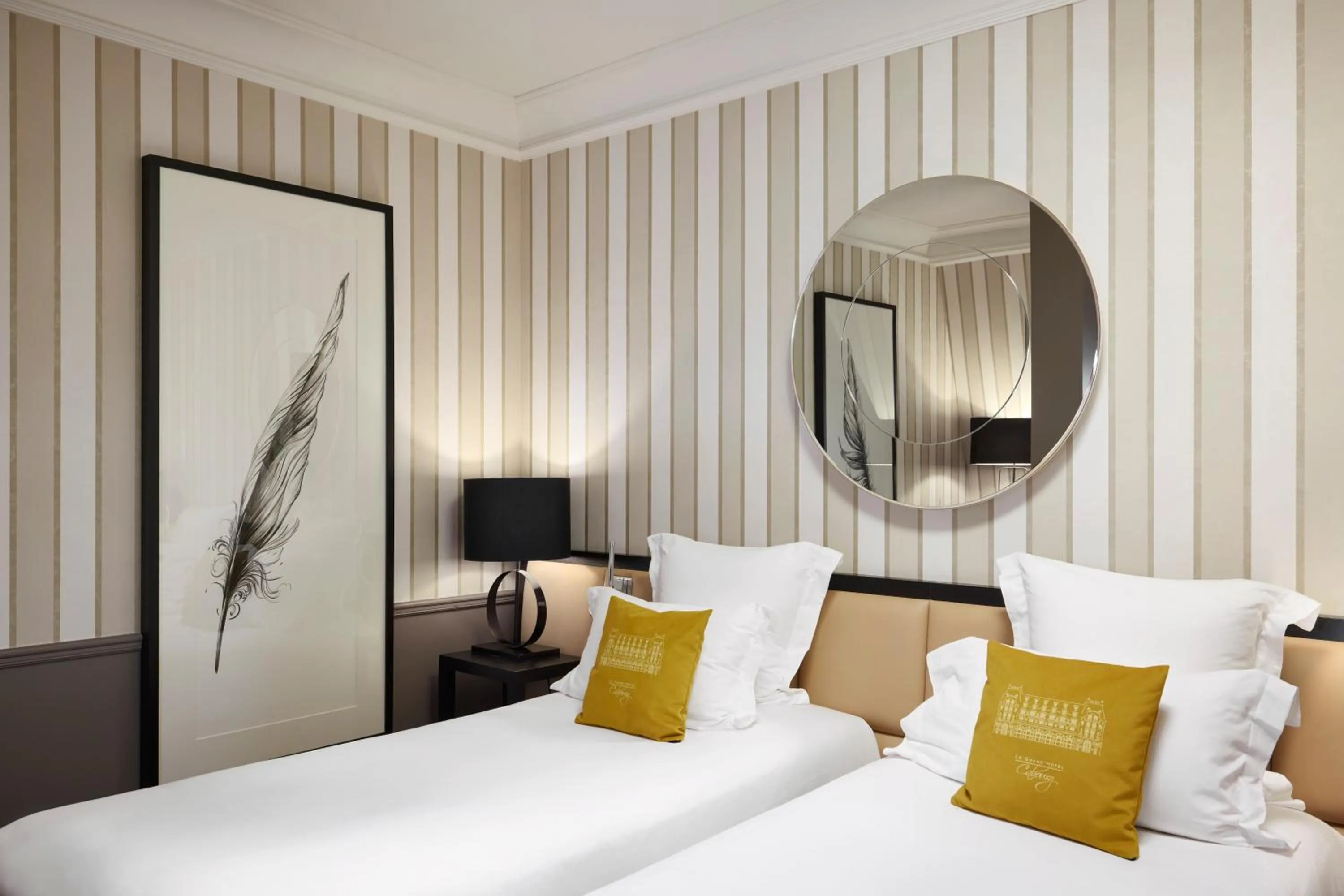 Bedroom, Bed in Le Grand Hotel de Cabourg - MGallery Collection