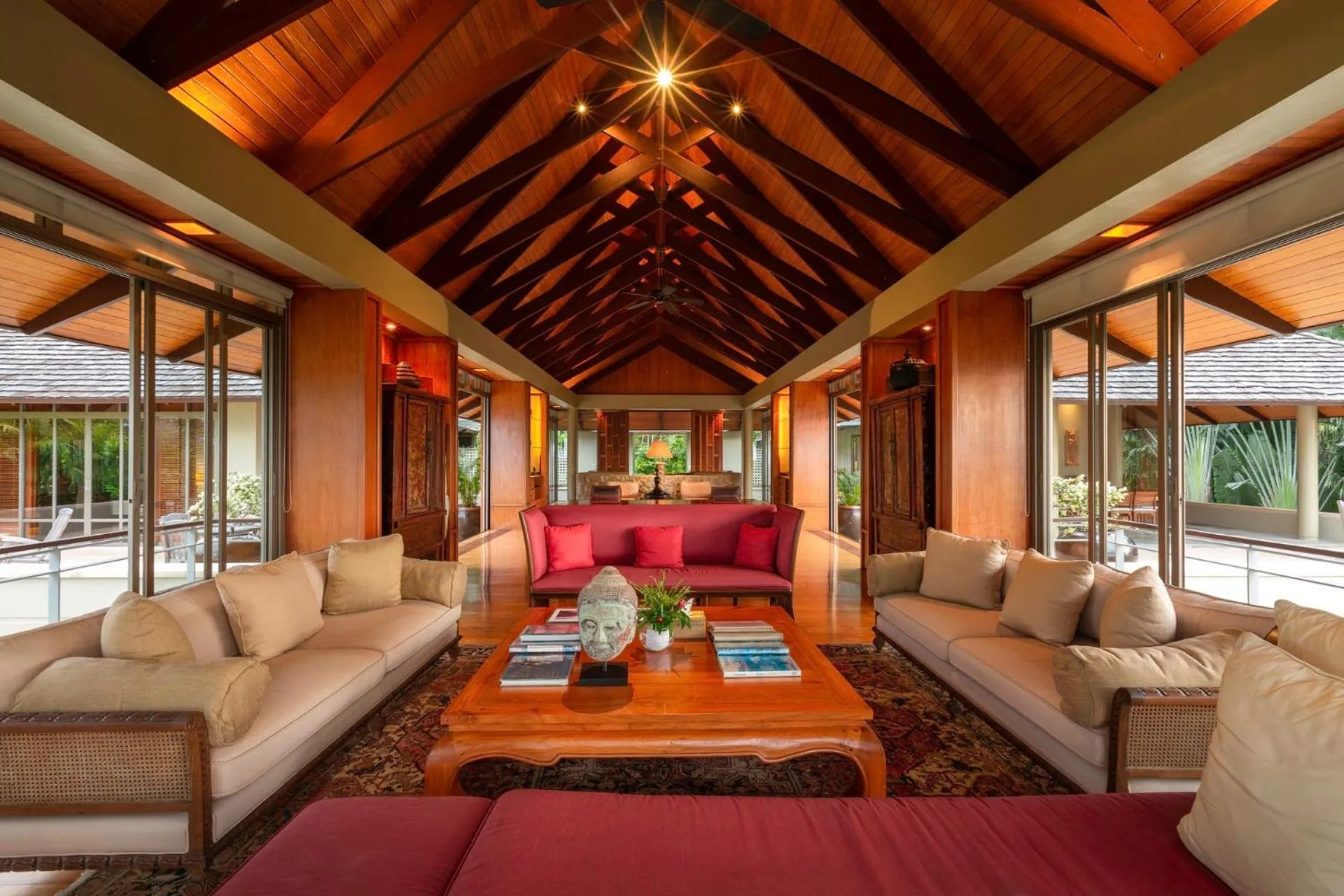 Living room in Villa Praison