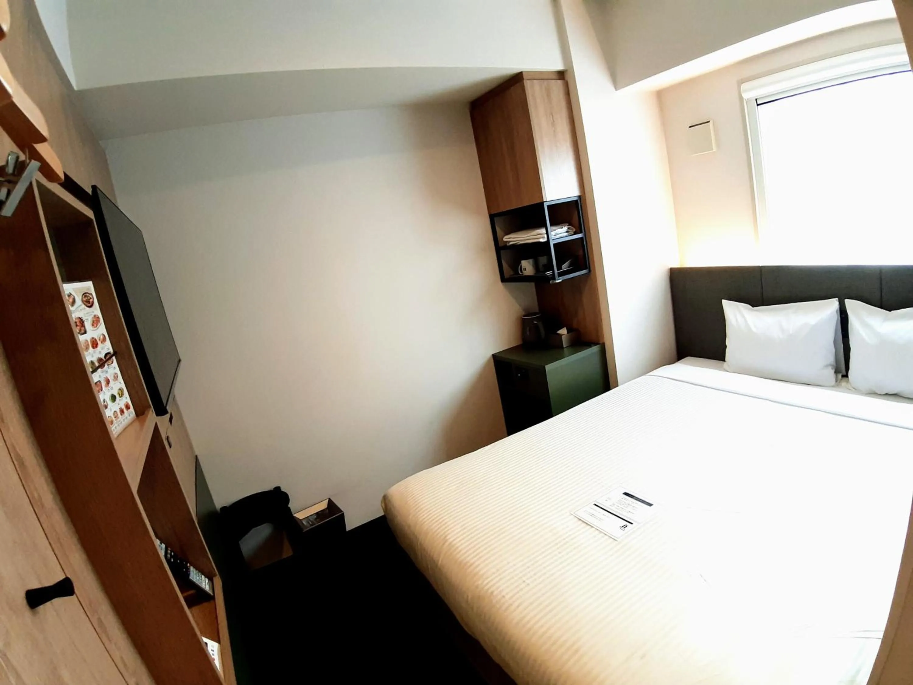 Bed in hotel MONday Akihabara Asakusabashi