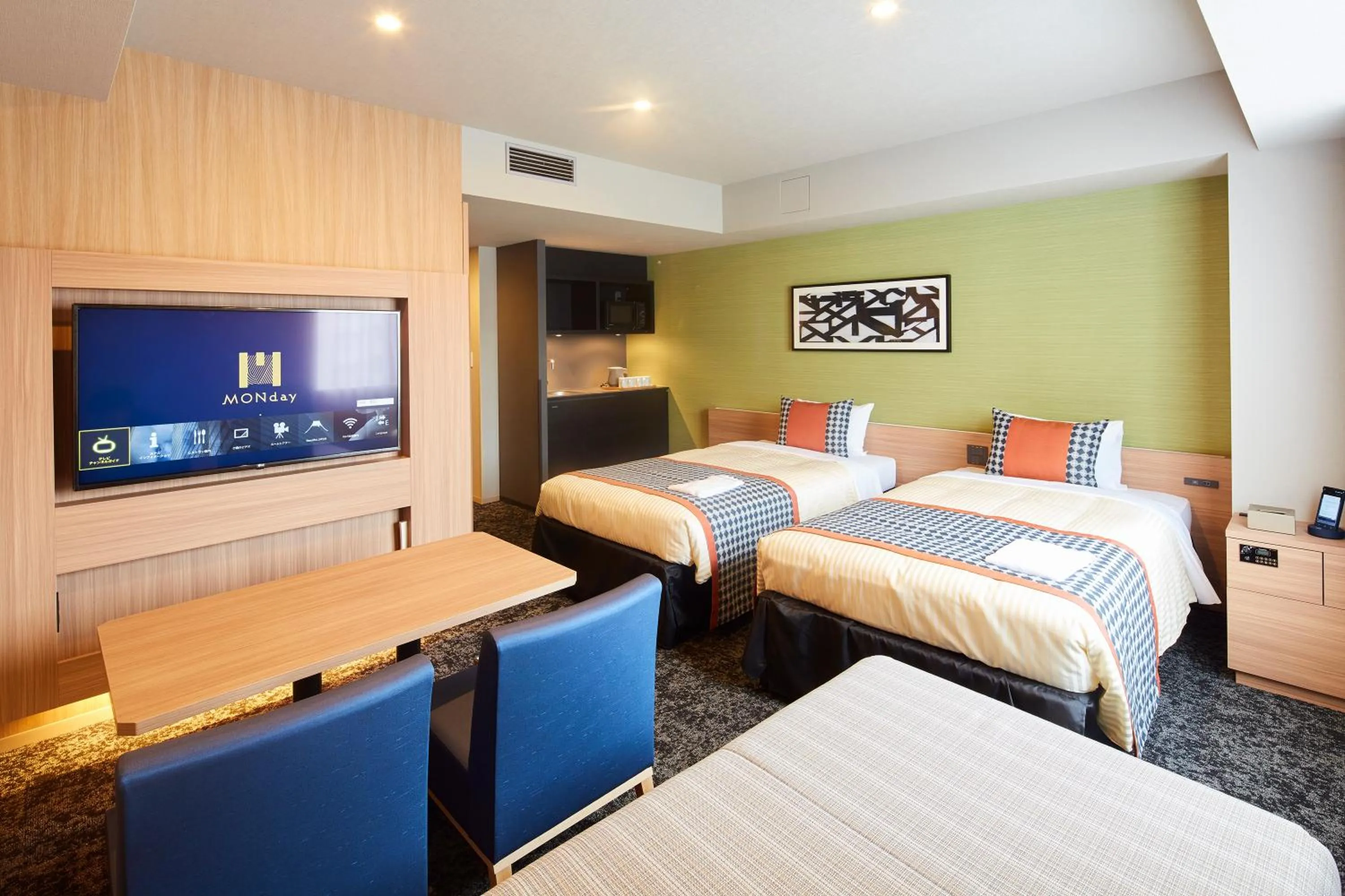 Photo of the whole room, Bed in hotel MONday Asakusa