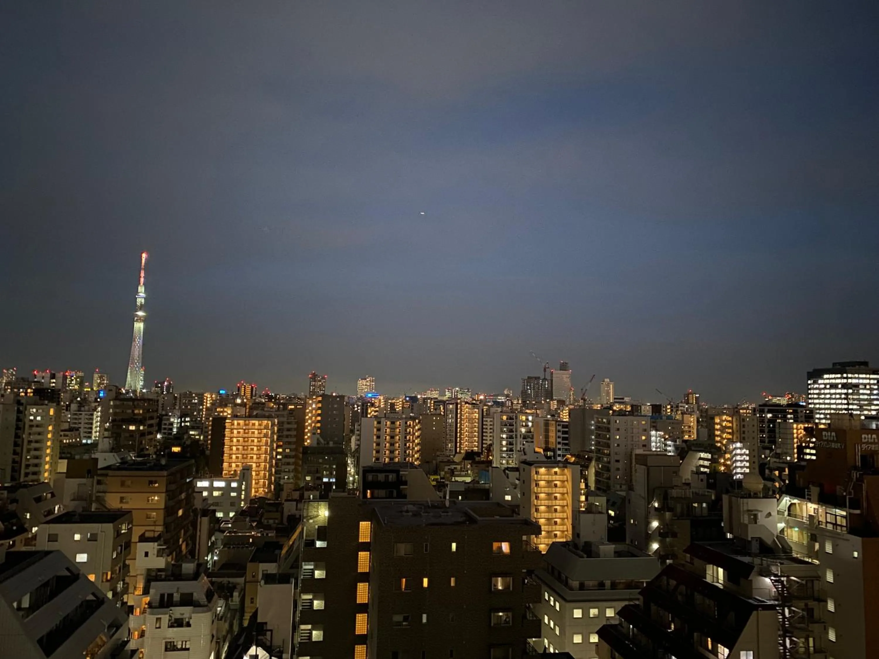 City view in hotel MONday Premium Ueno Okachimachi